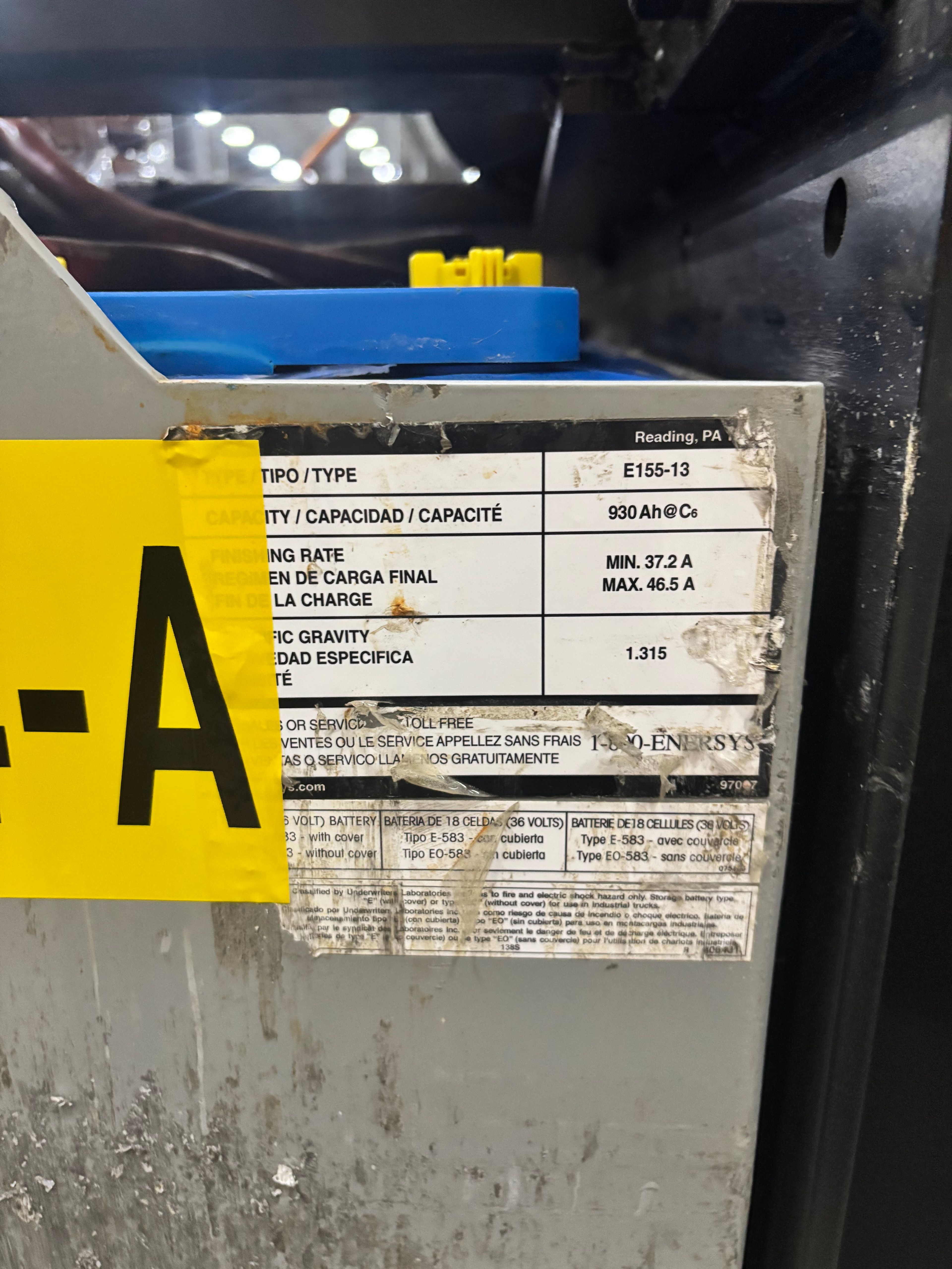 36 Volt Battery - Enersys - Document 3