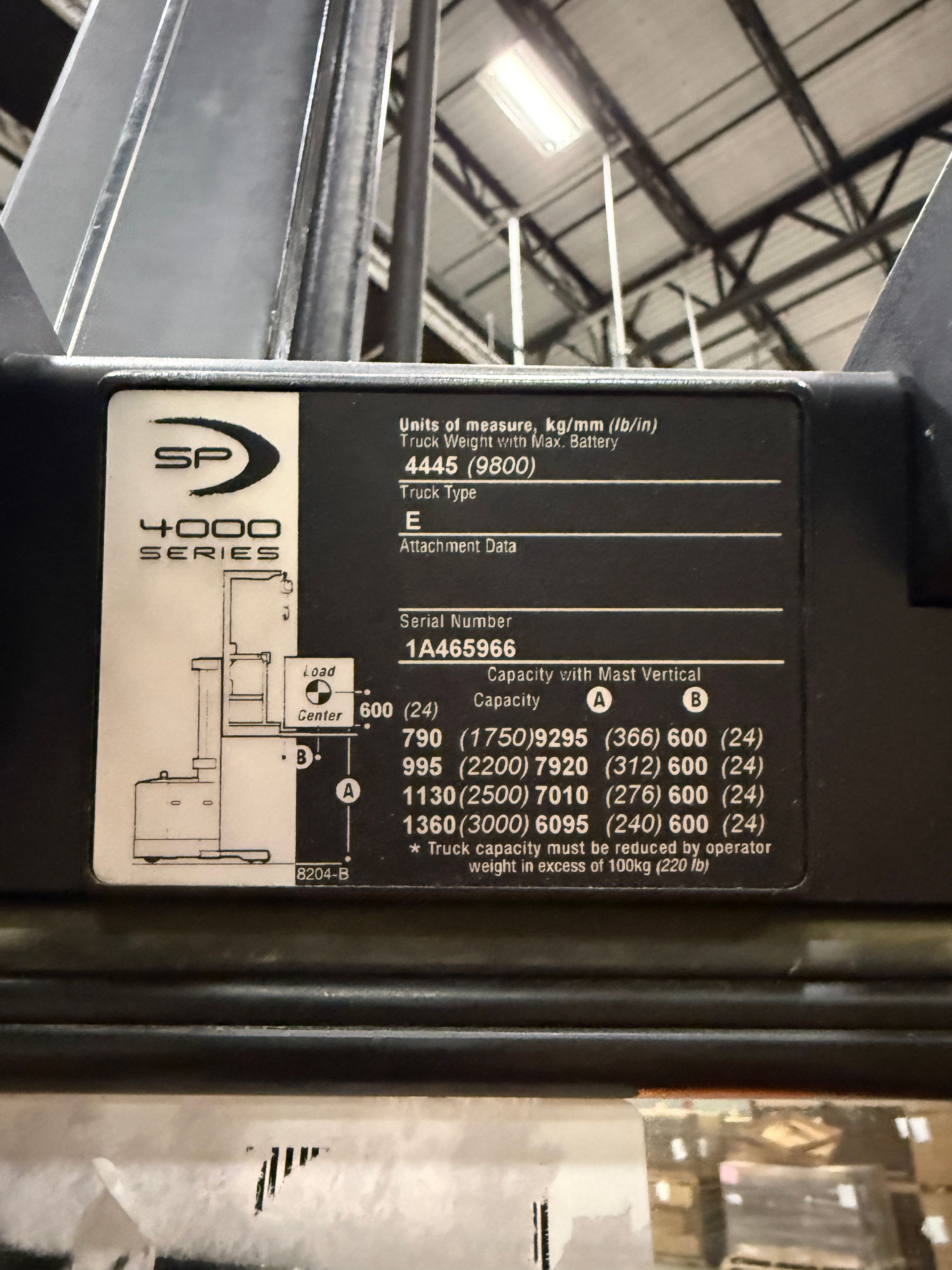 Crown Order Picker - SP-4000 - Document 8