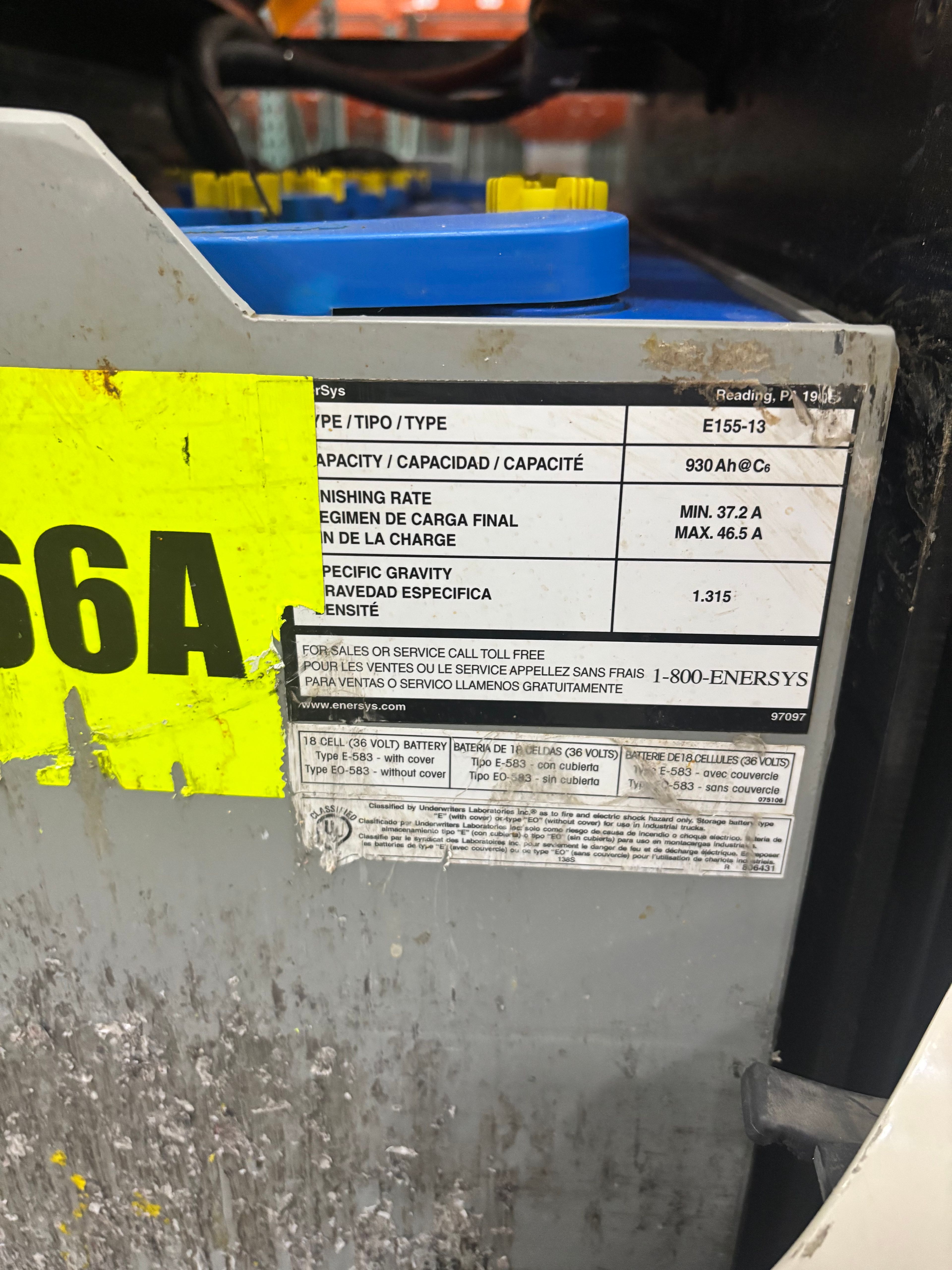 36 Volt Battery - Enersys - Document 3