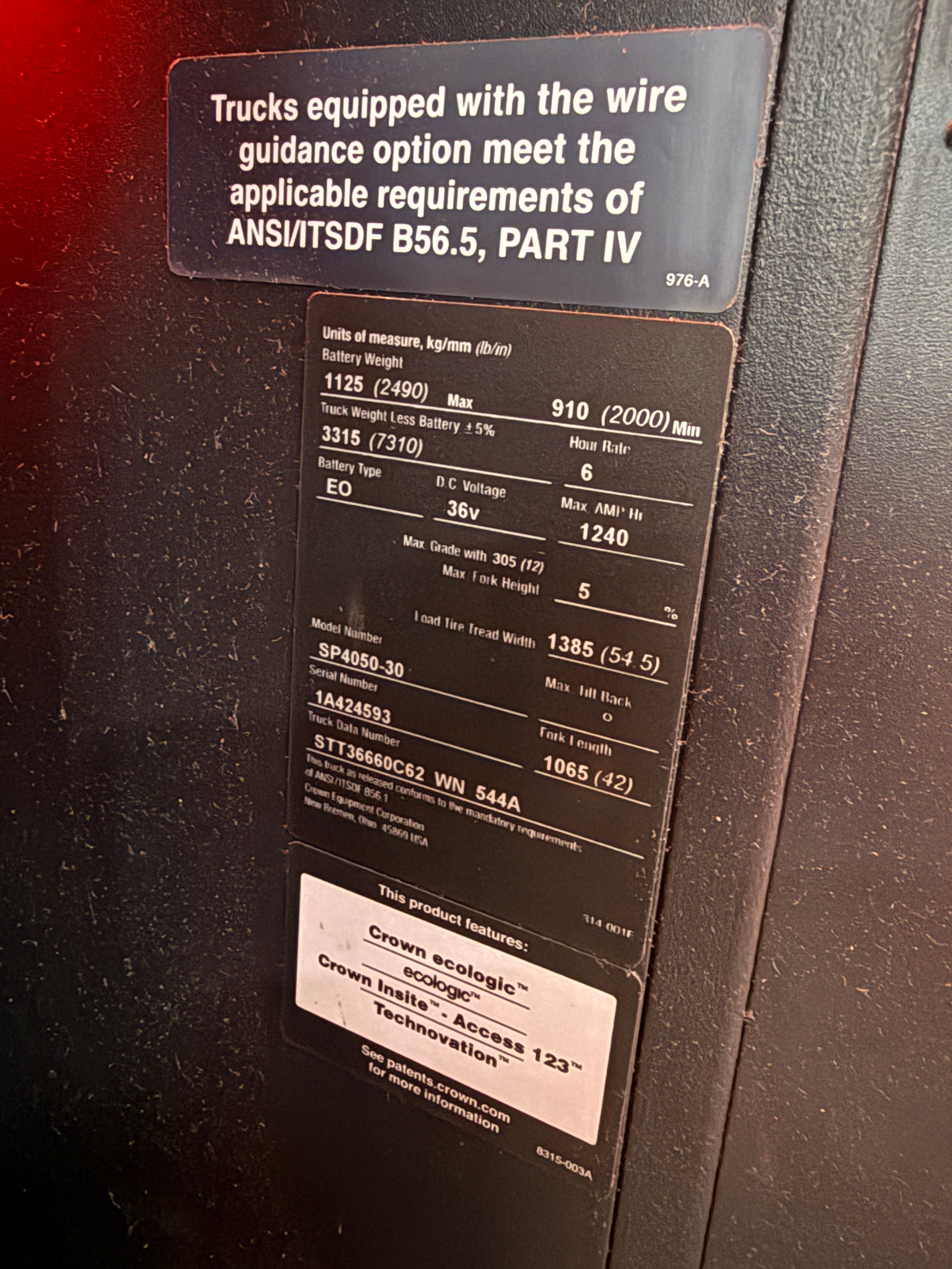 Crown Order Picker - SP-4000 - Document 7