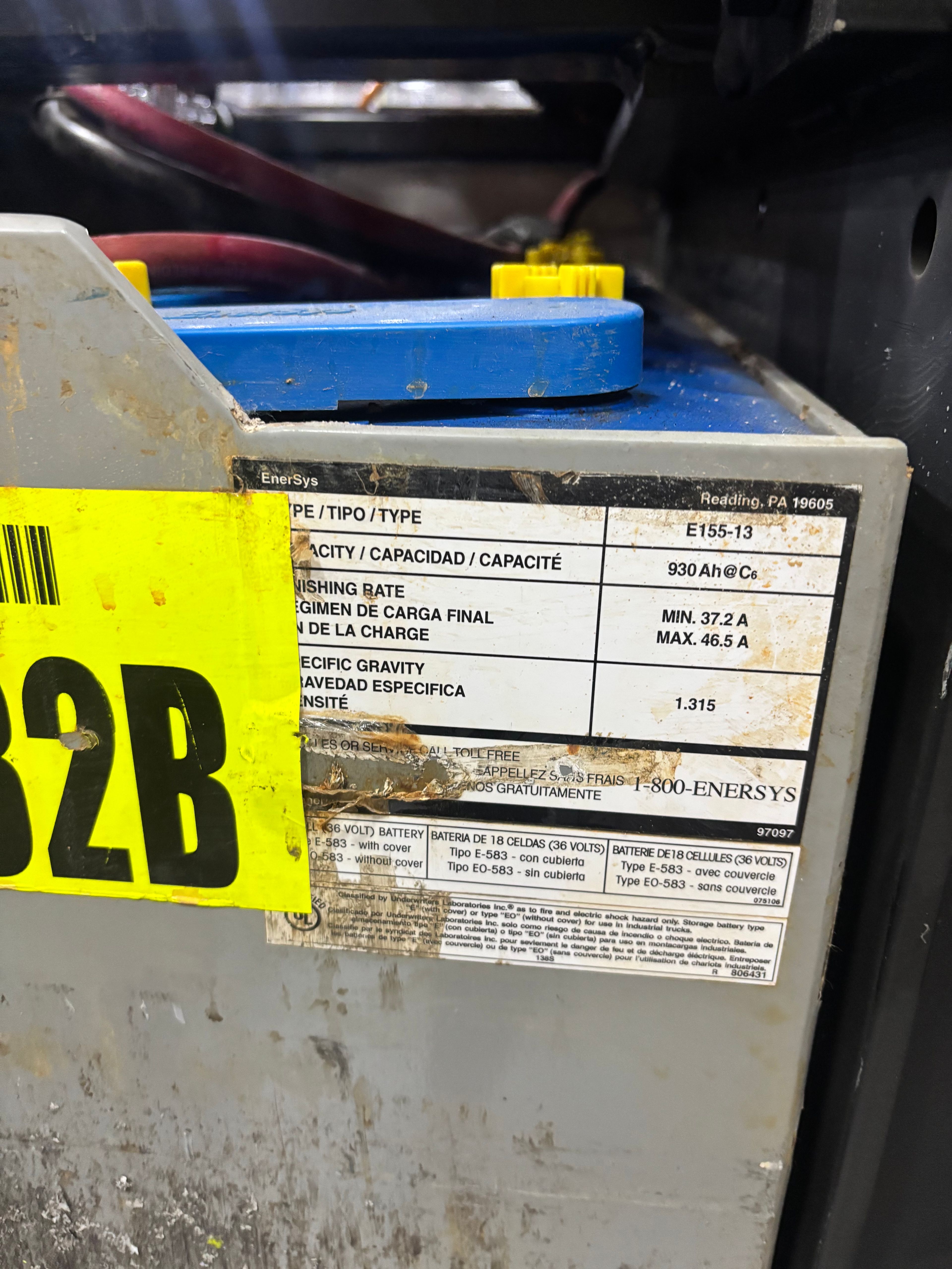 36 Volt Battery - Enersys - Document 3