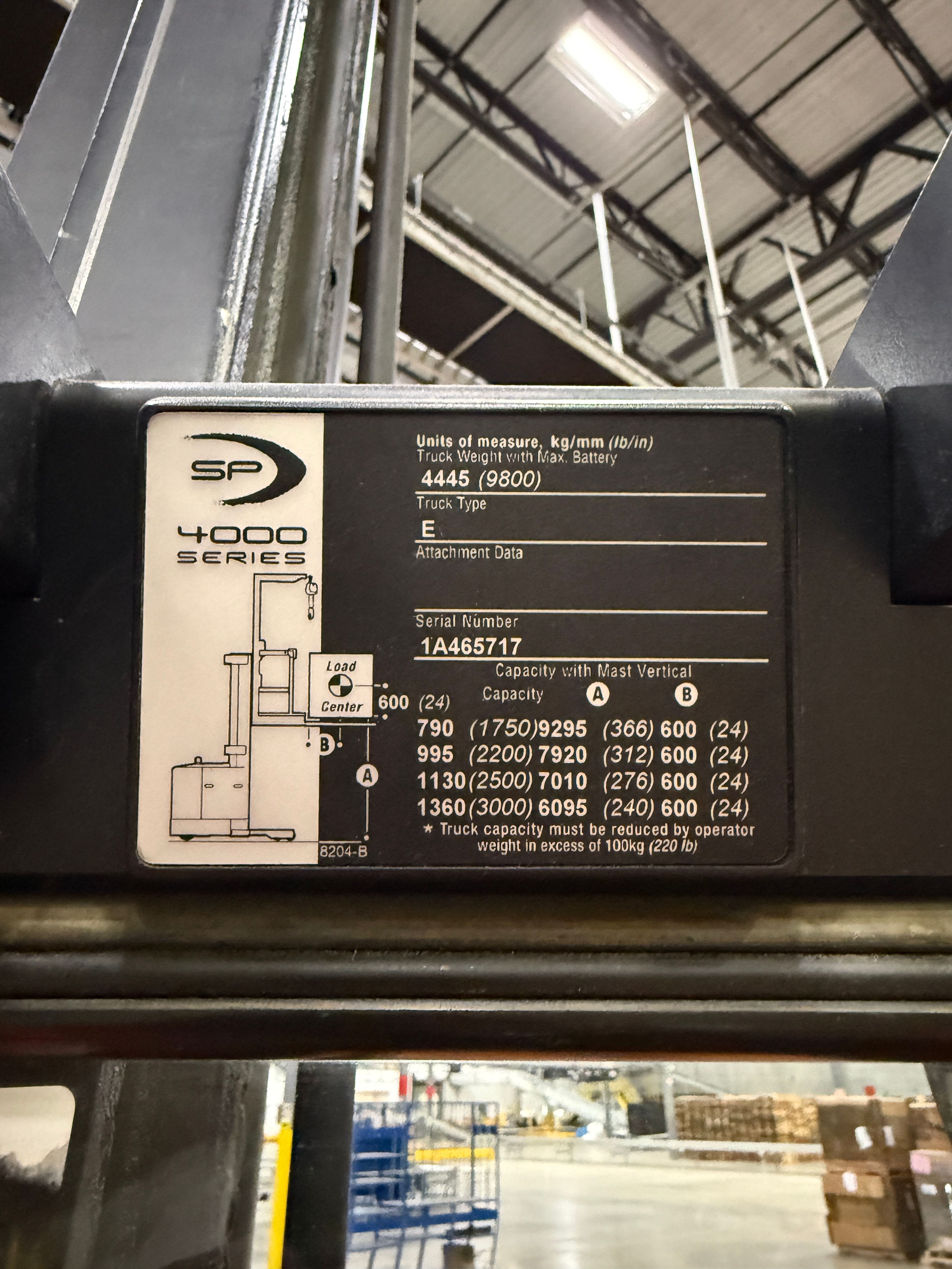 Crown Order Picker - SP-4000 - Document 7