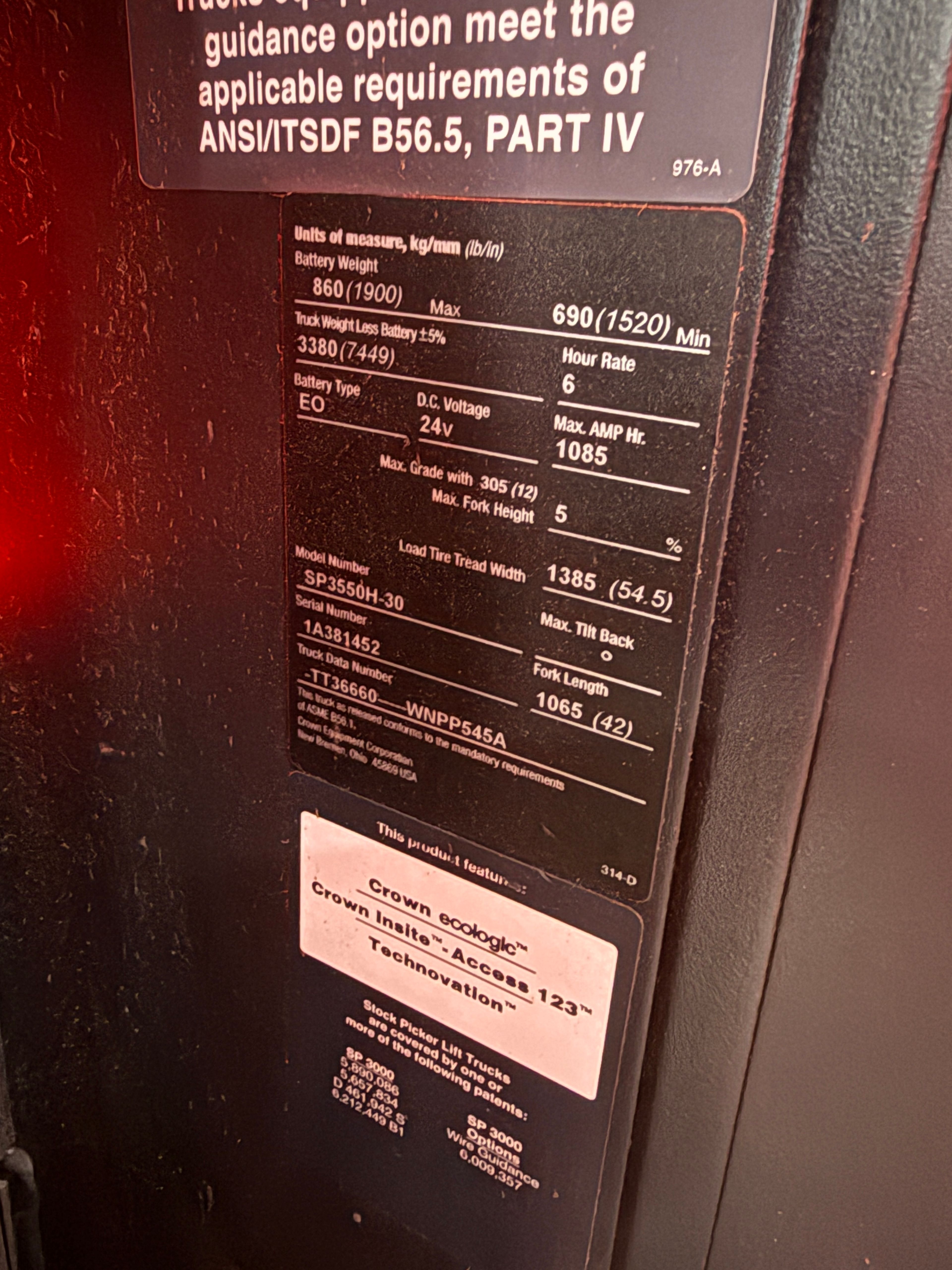 Crown Order Picker - SP-3500 - Document 7