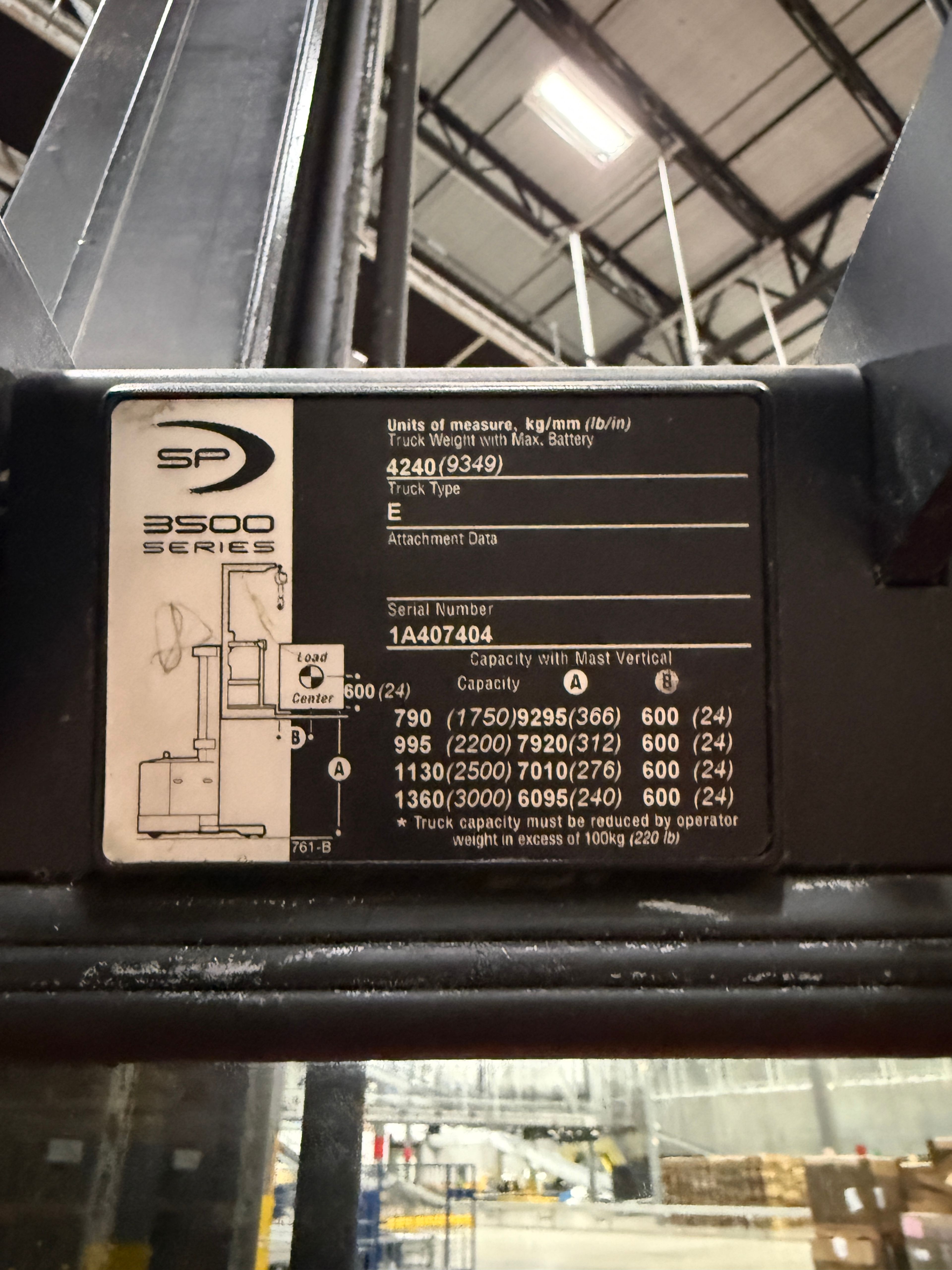 Crown Order Picker - SP-3500 - Document 8