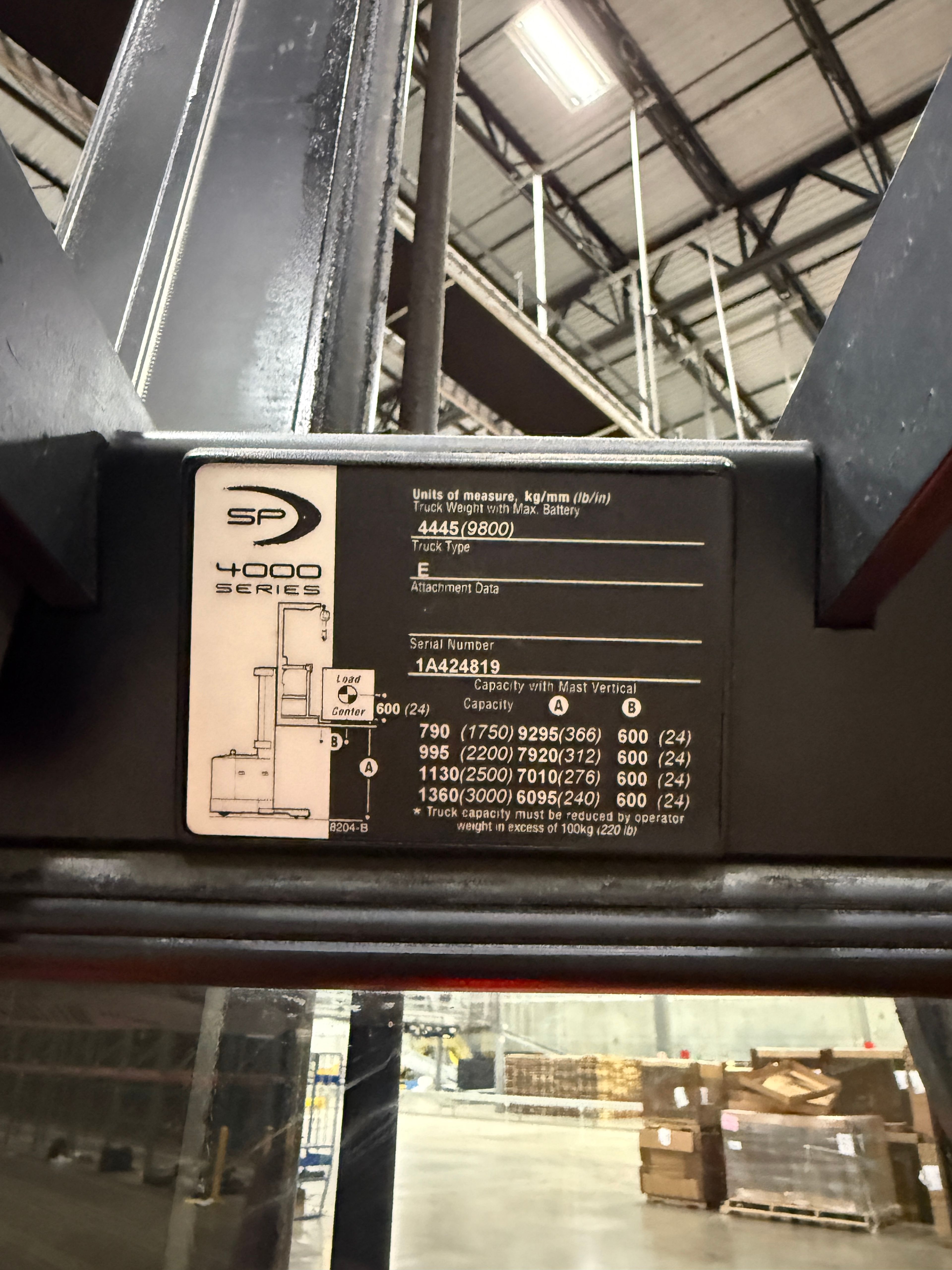 Crown Order Picker - SP-4000 - Document 8