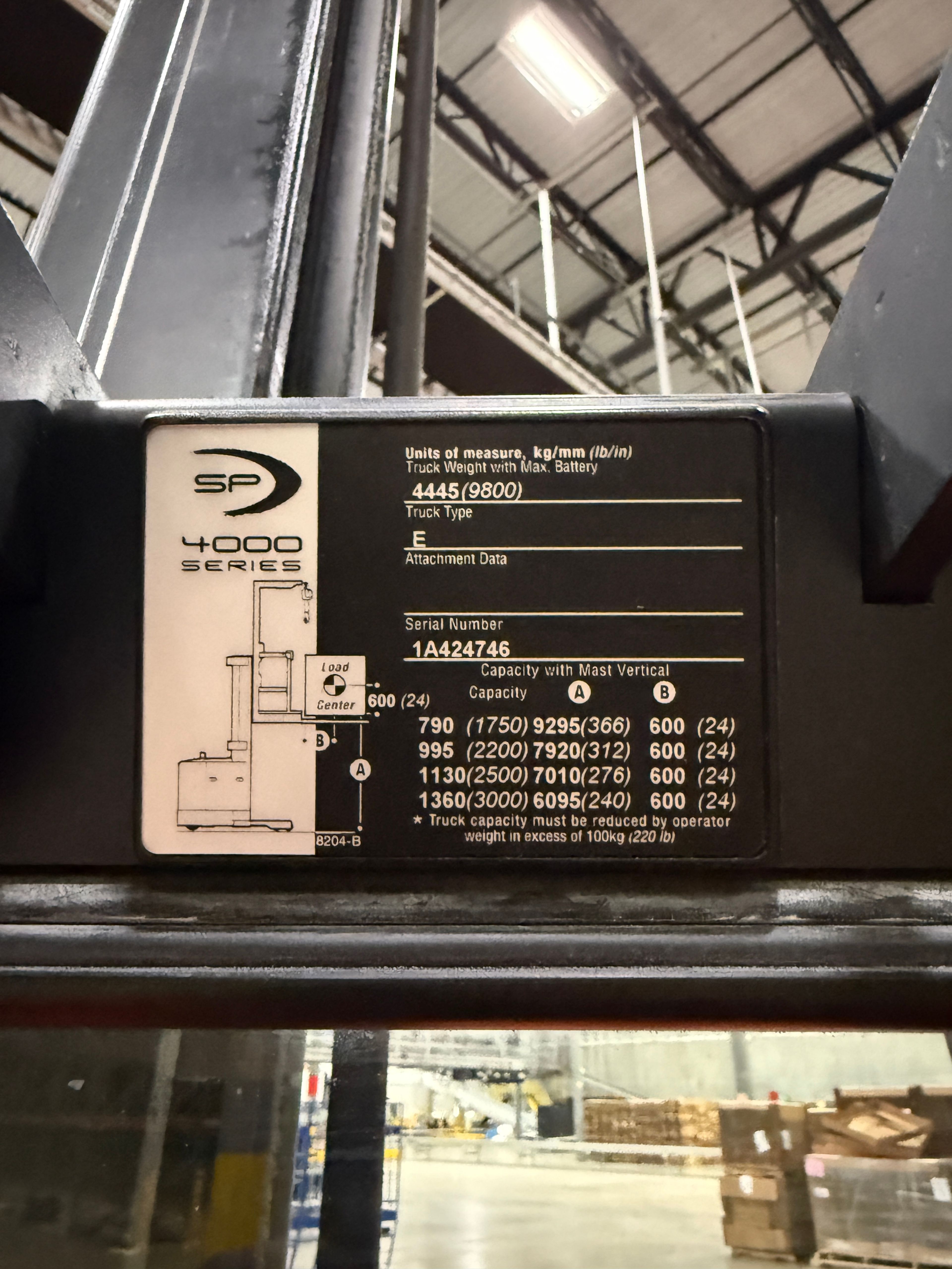 Crown Order Picker - SP-4000 - Document 8
