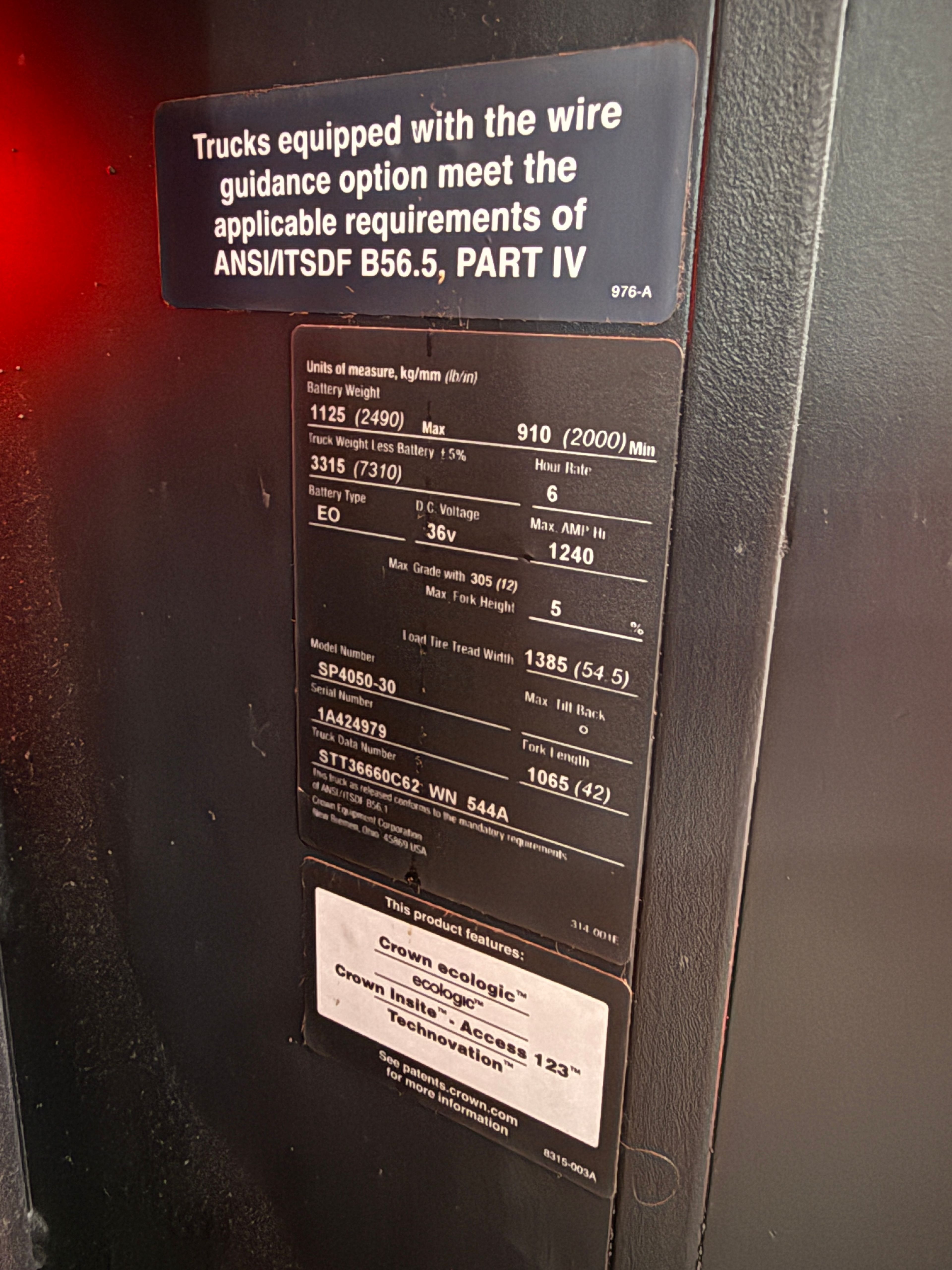 Crown Order Picker - SP-4000 - Document 7