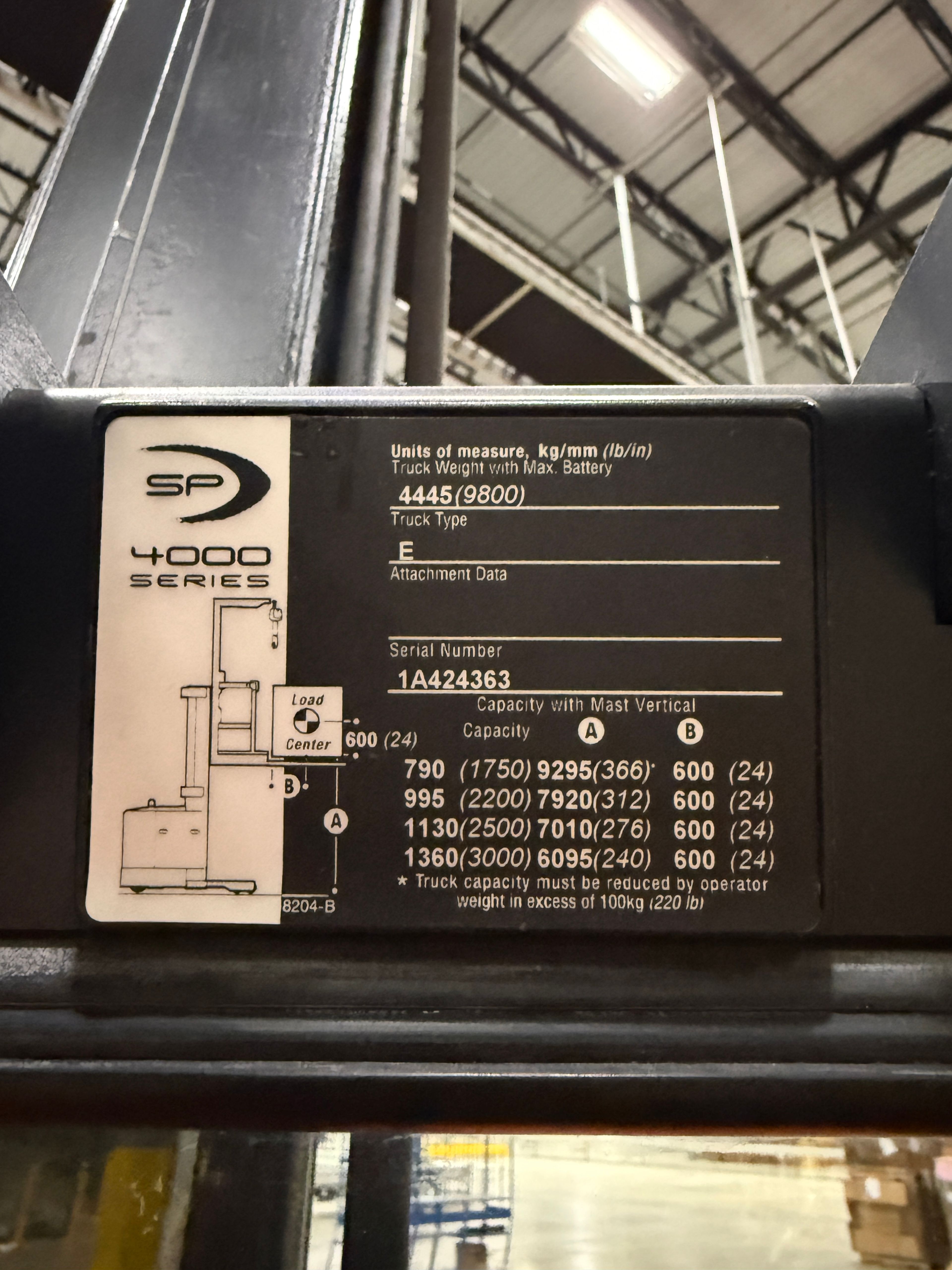 Crown Order Picker - SP-4000 - Document 8