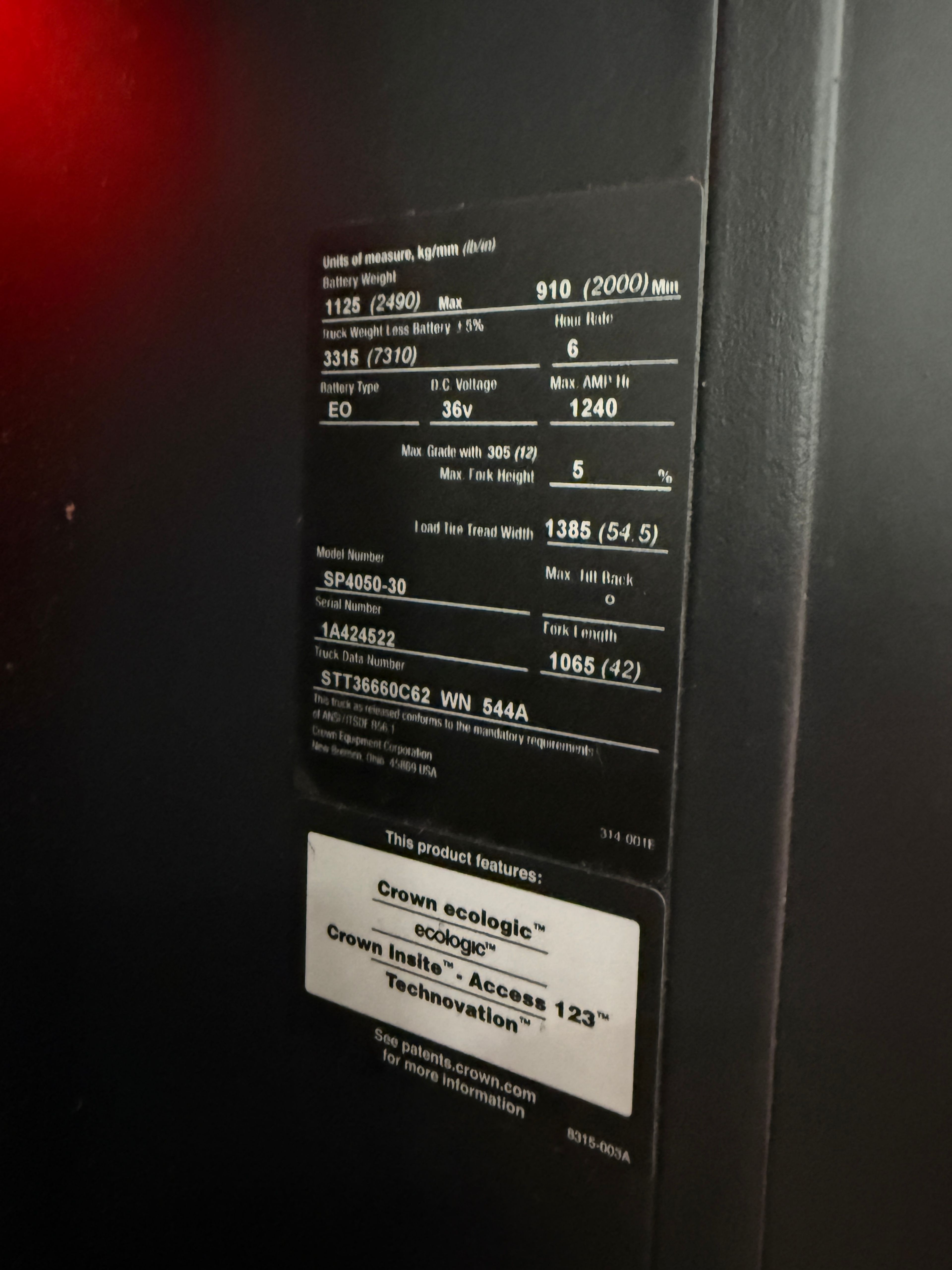 Crown Order Picker - SP-4000 - Document 7