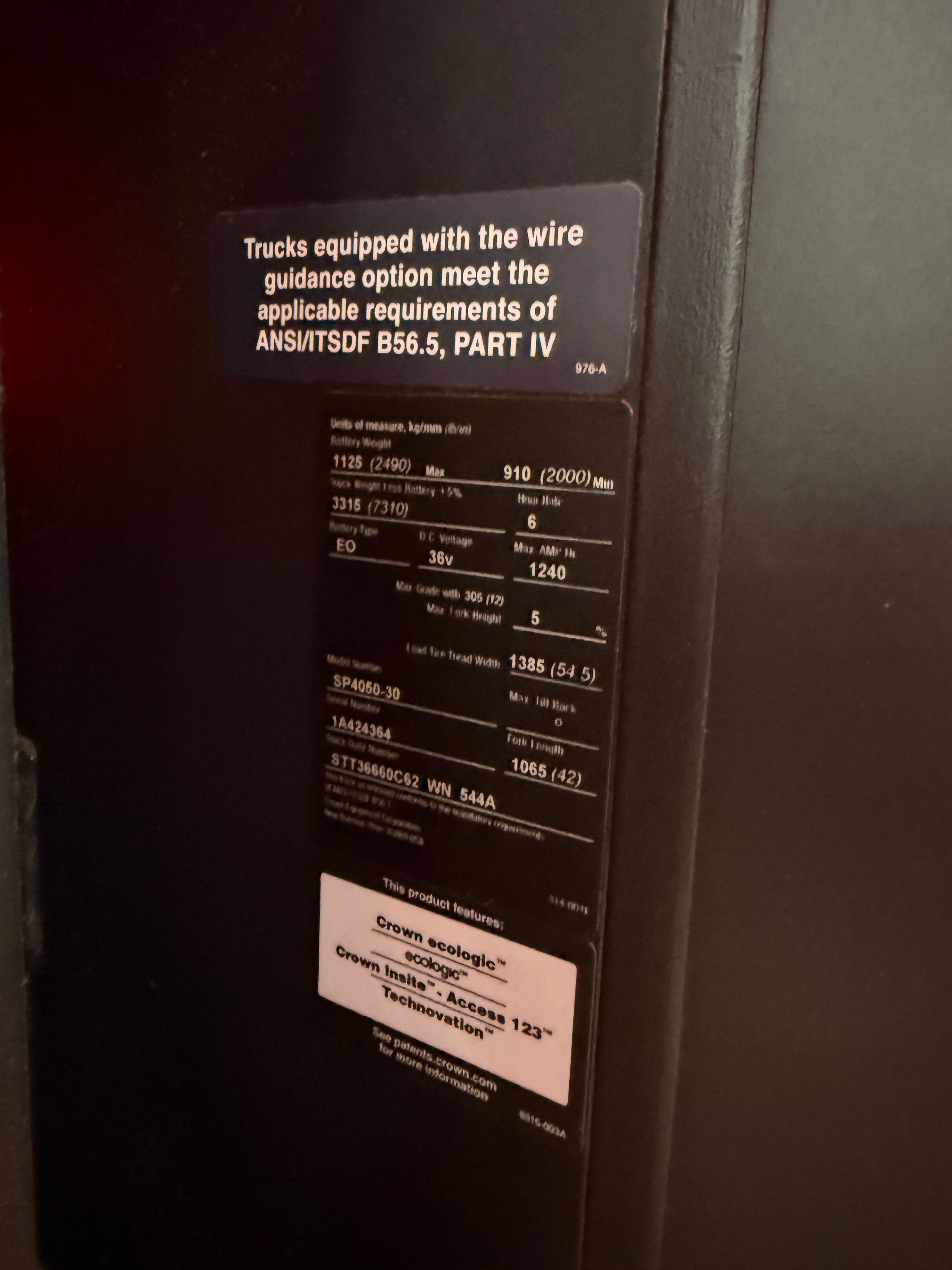 Crown Order Picker - SP-4000 - Document 7