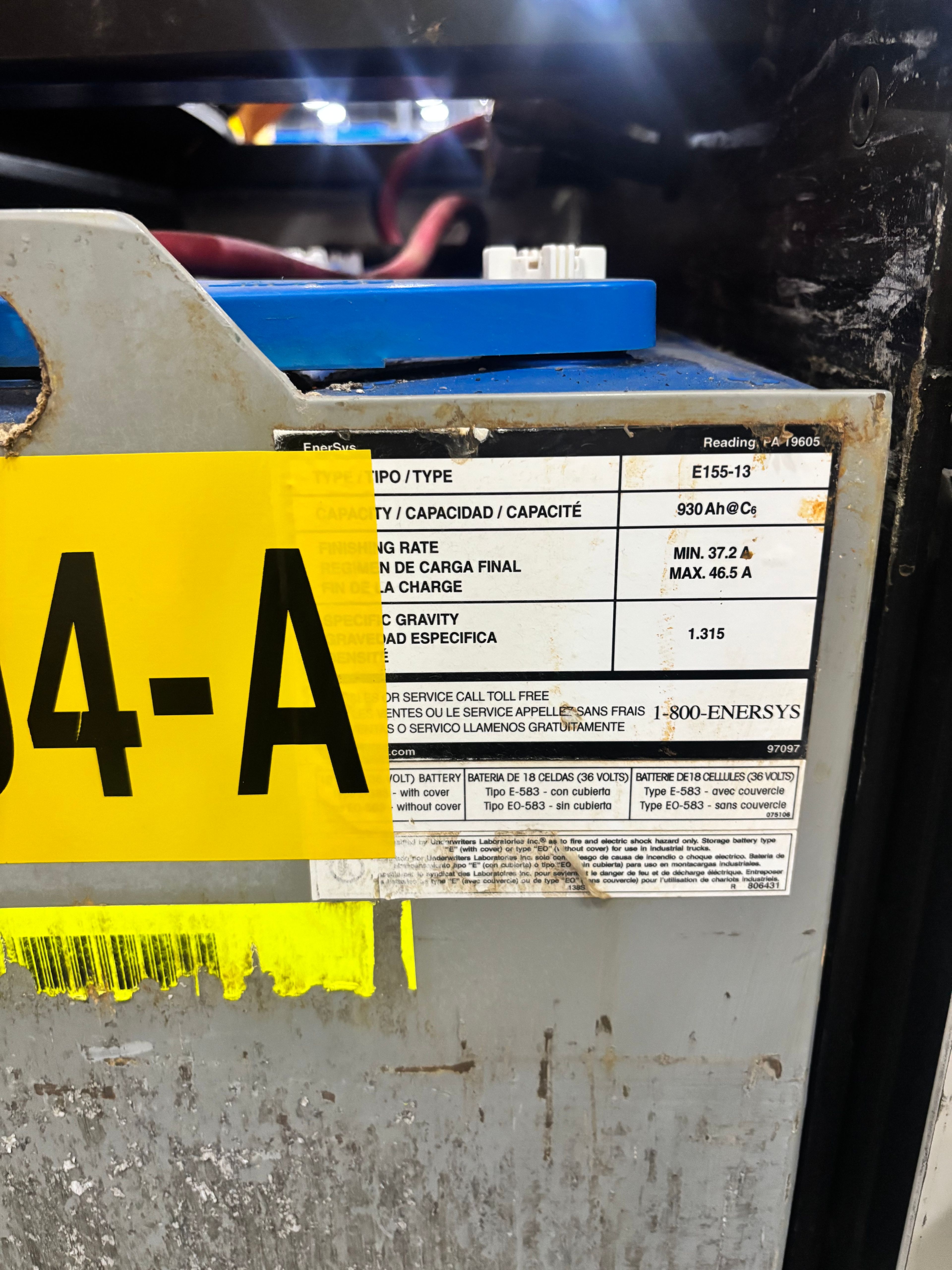 36 Volt Battery - Enersys - Document 3