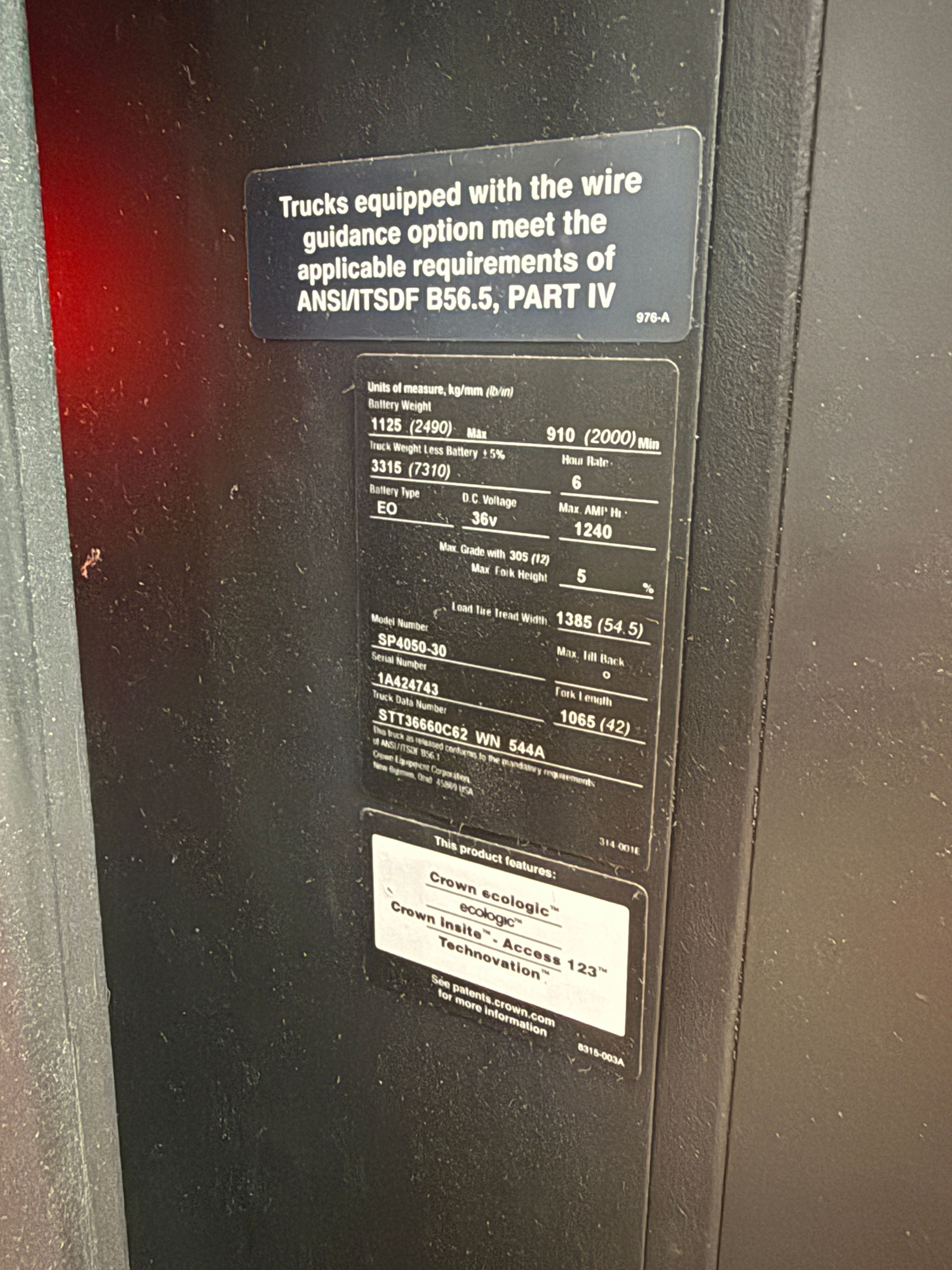 Crown Order Picker - SP-4000 - Document 9