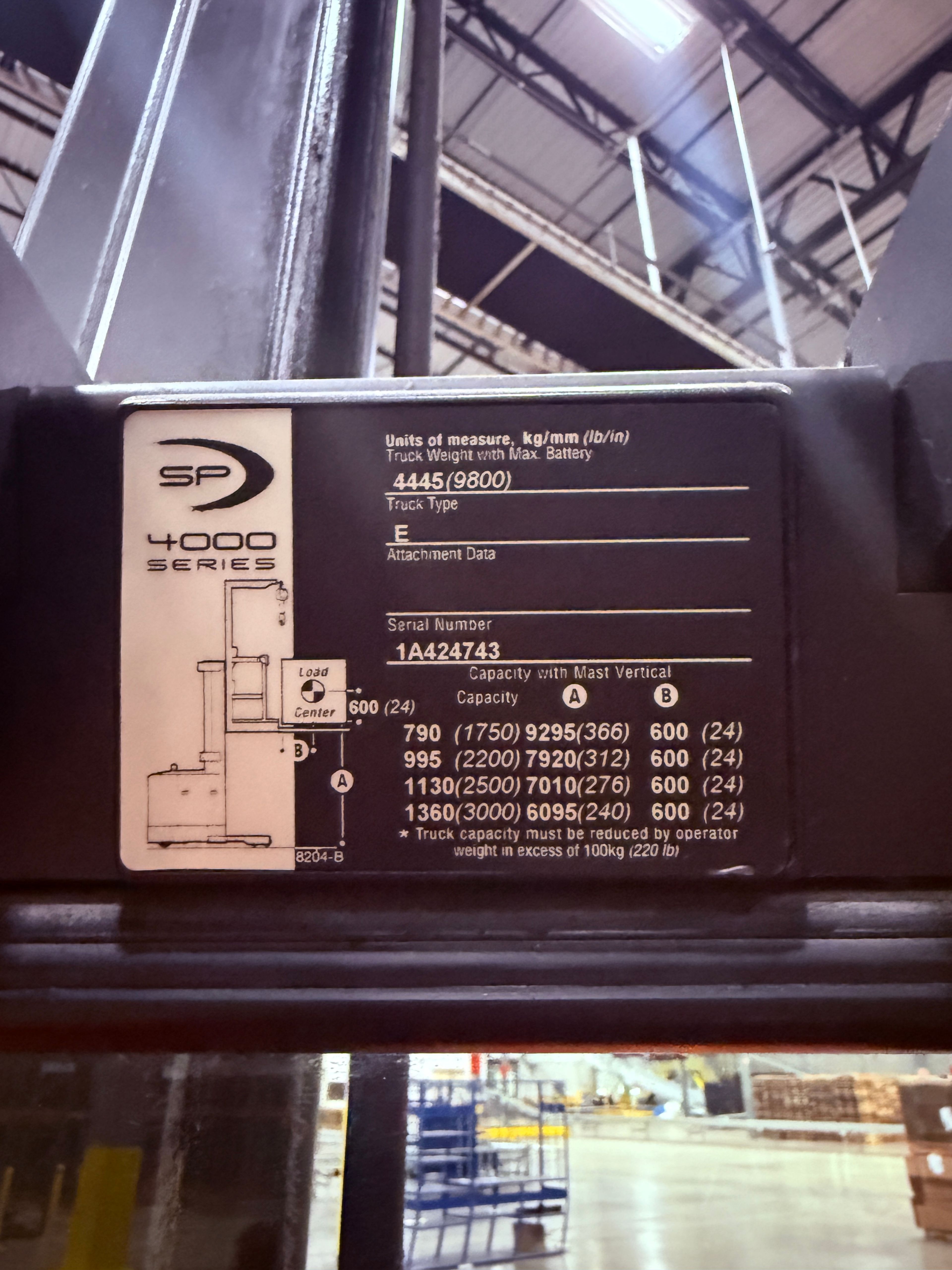 Crown Order Picker - SP-4000 - Document 7