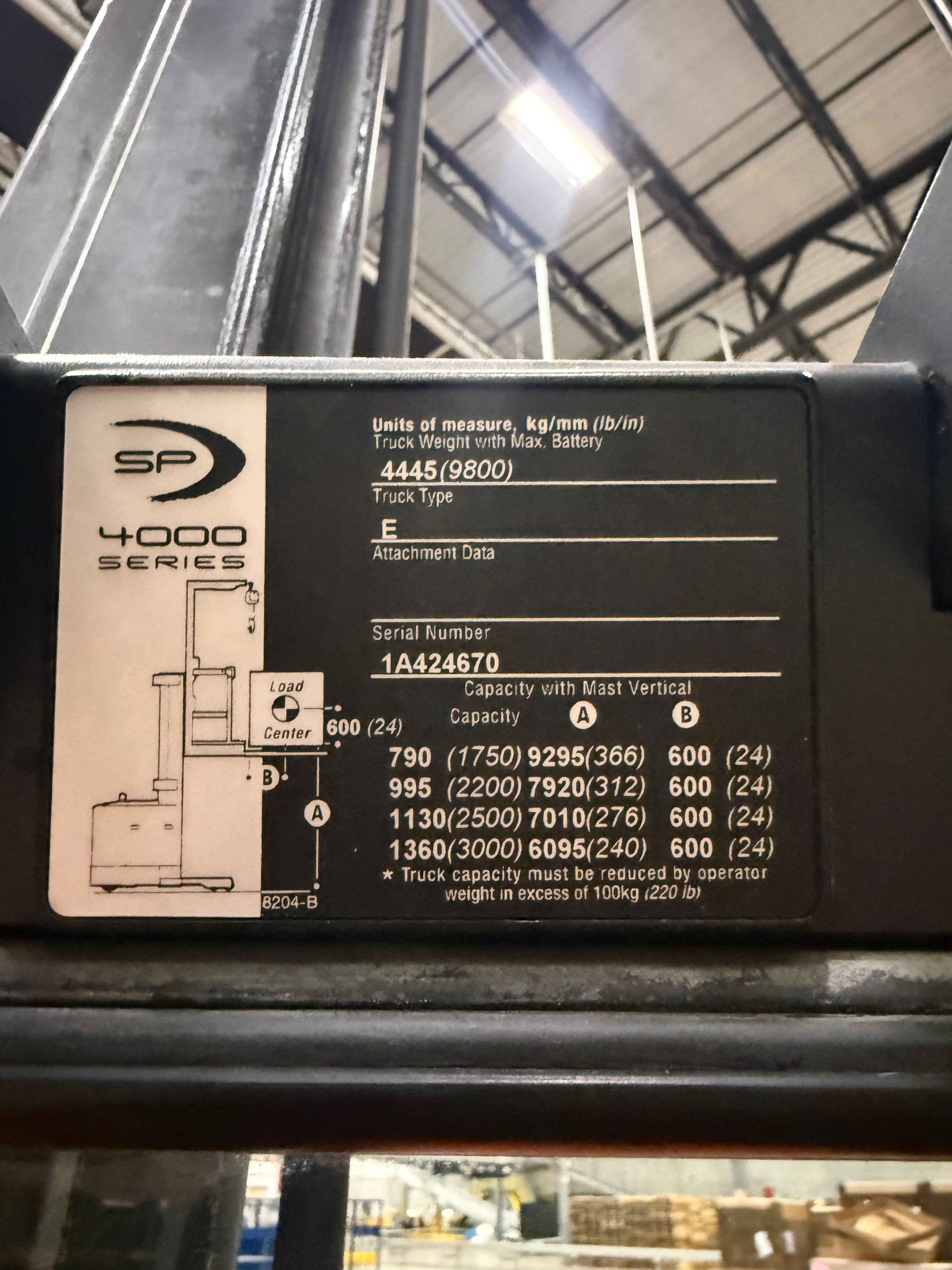 Crown Order Picker - SP-4000 - Document 8