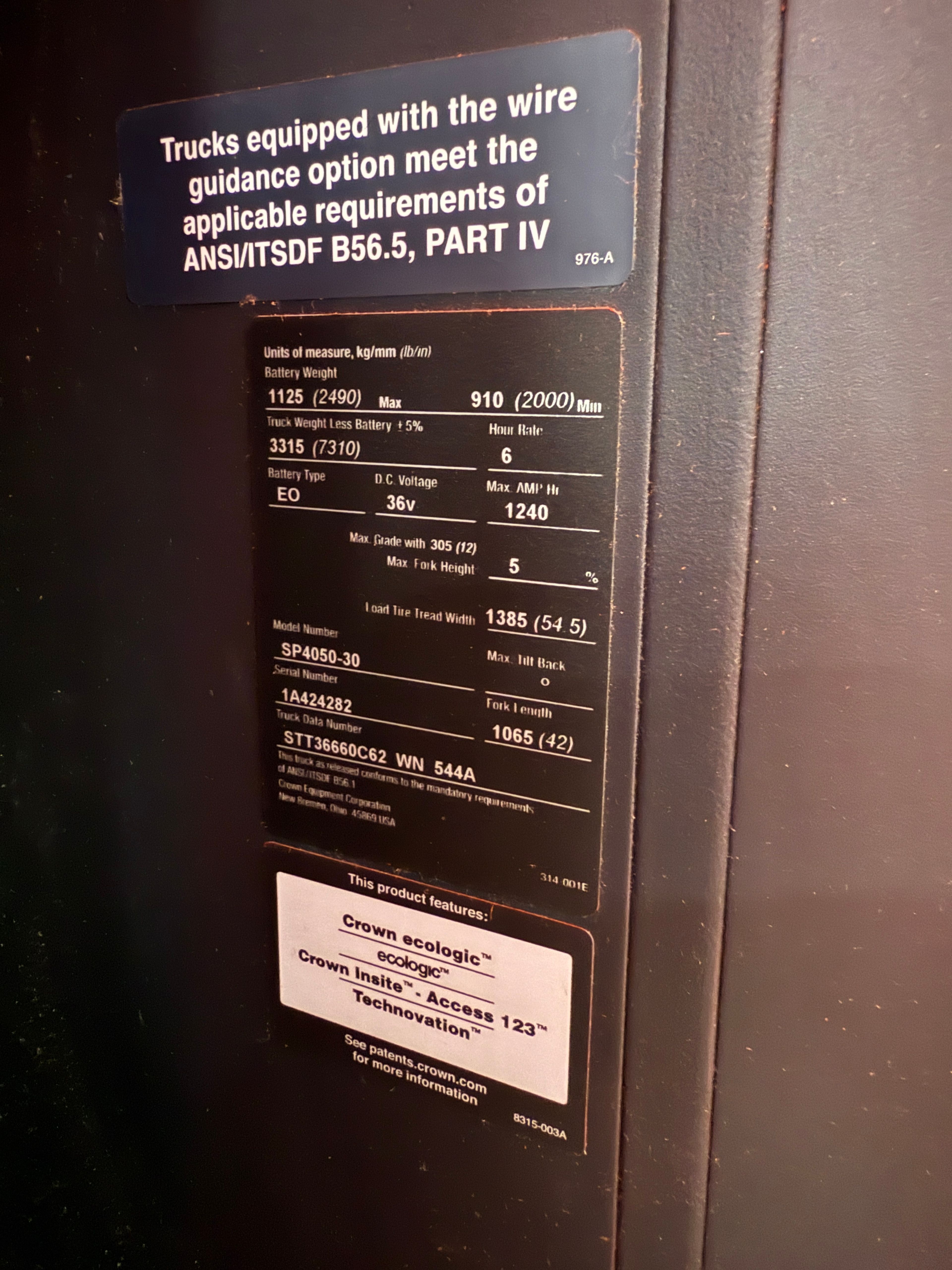 Crown Order Picker - SP-4000 - Document 7