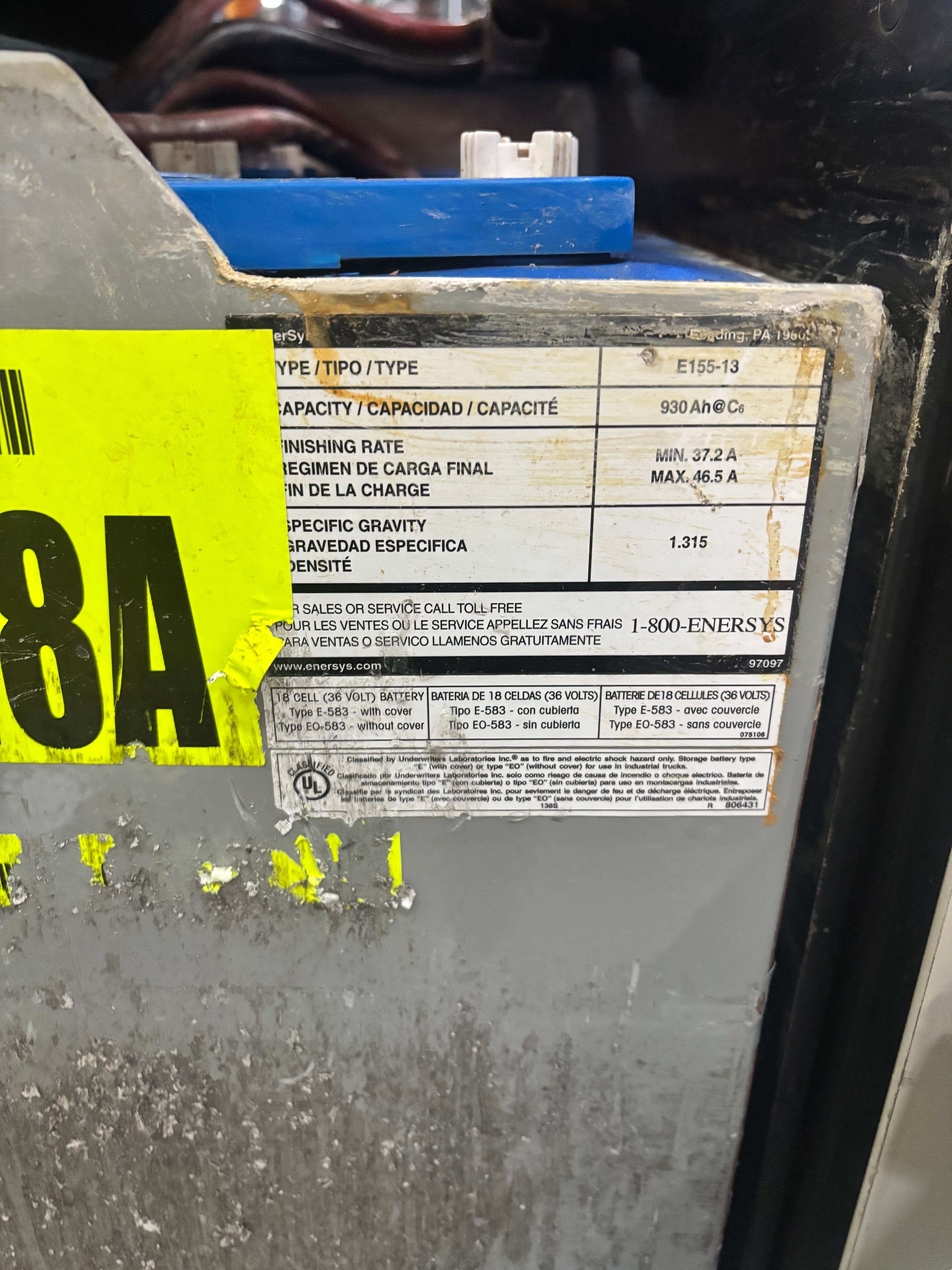 36 Volt Battery - Enersys - Document 3