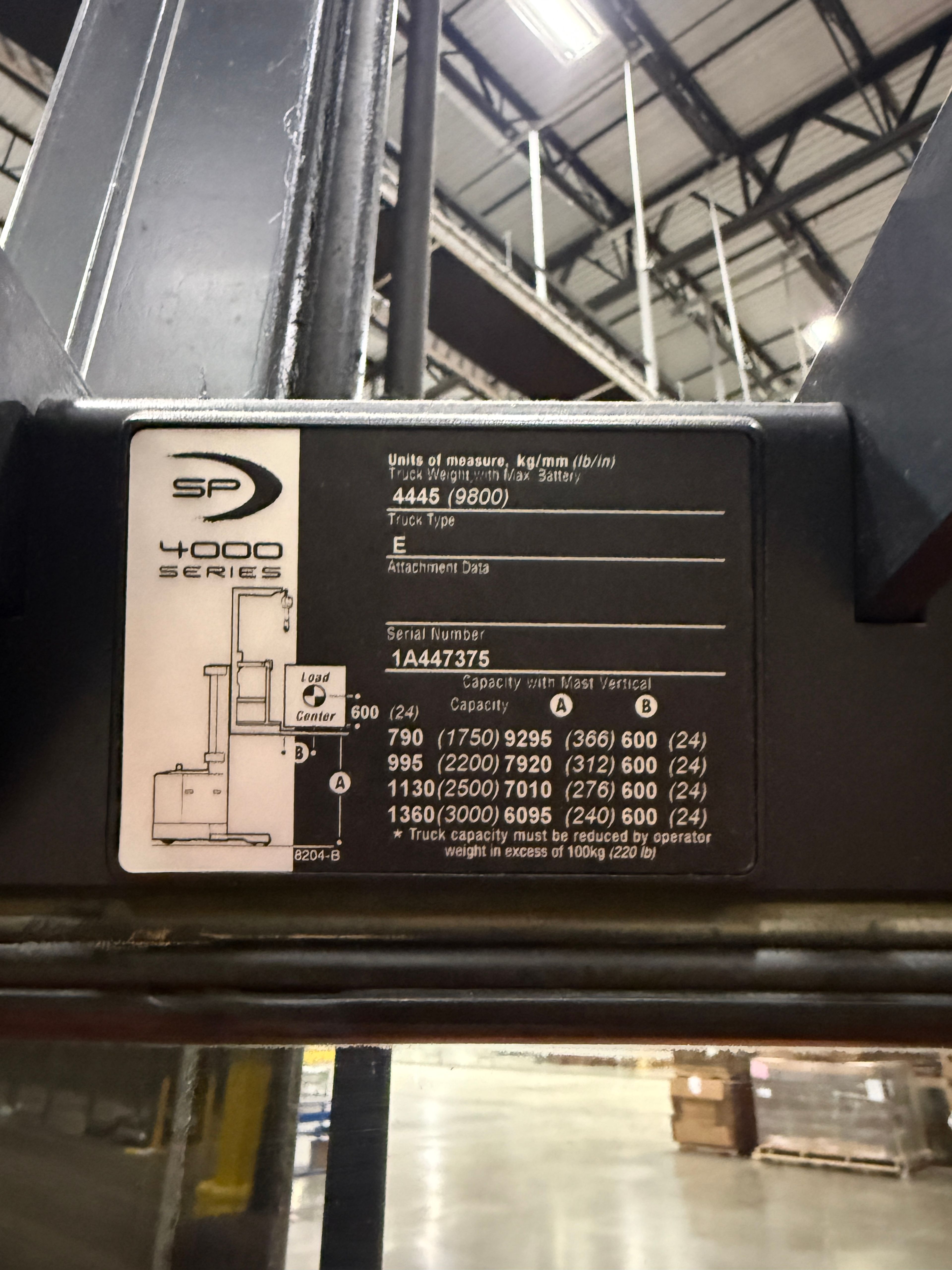 Crown Order Picker - SP-4000 - Document 8