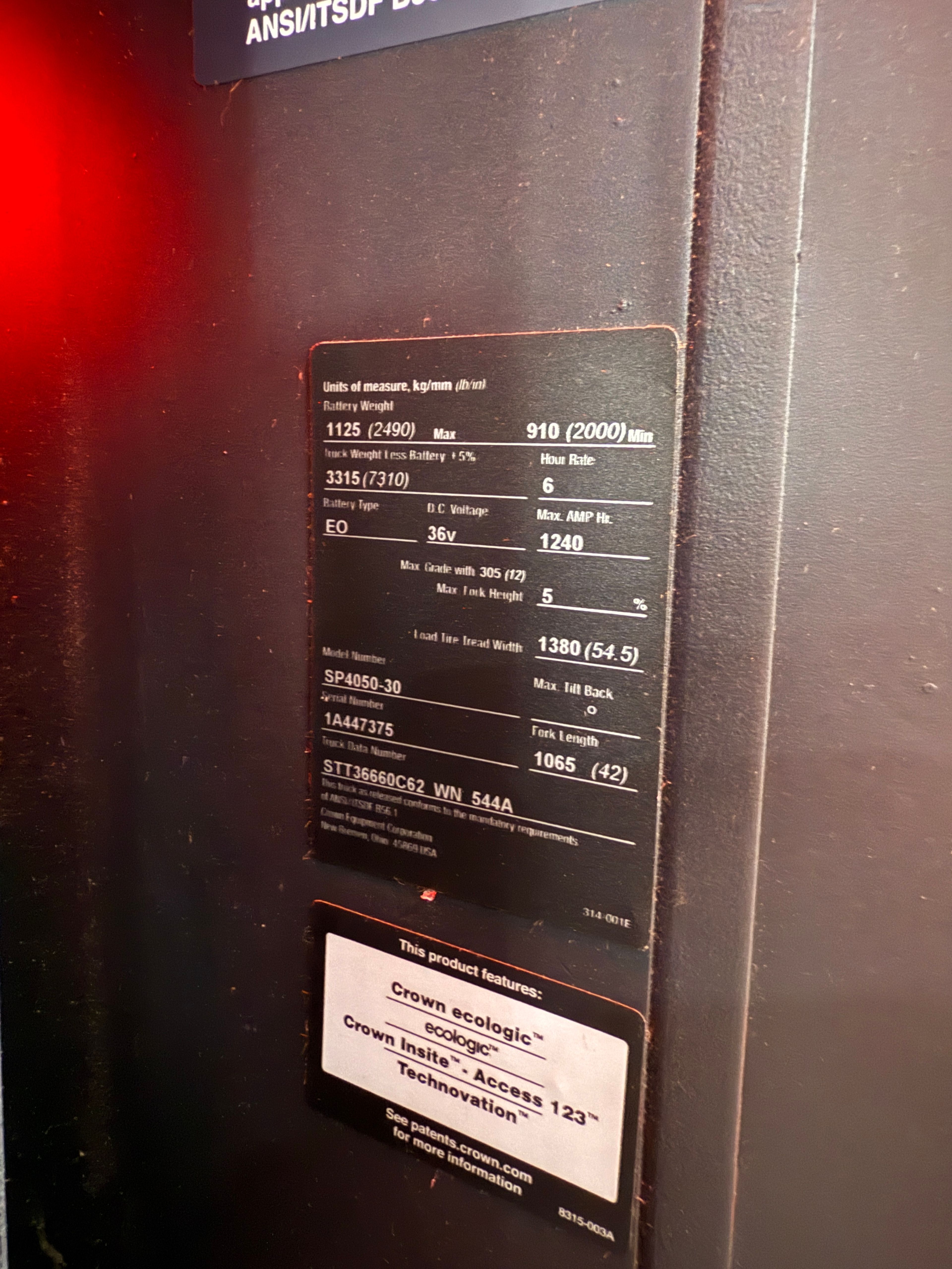Crown Order Picker - SP-4000 - Document 7