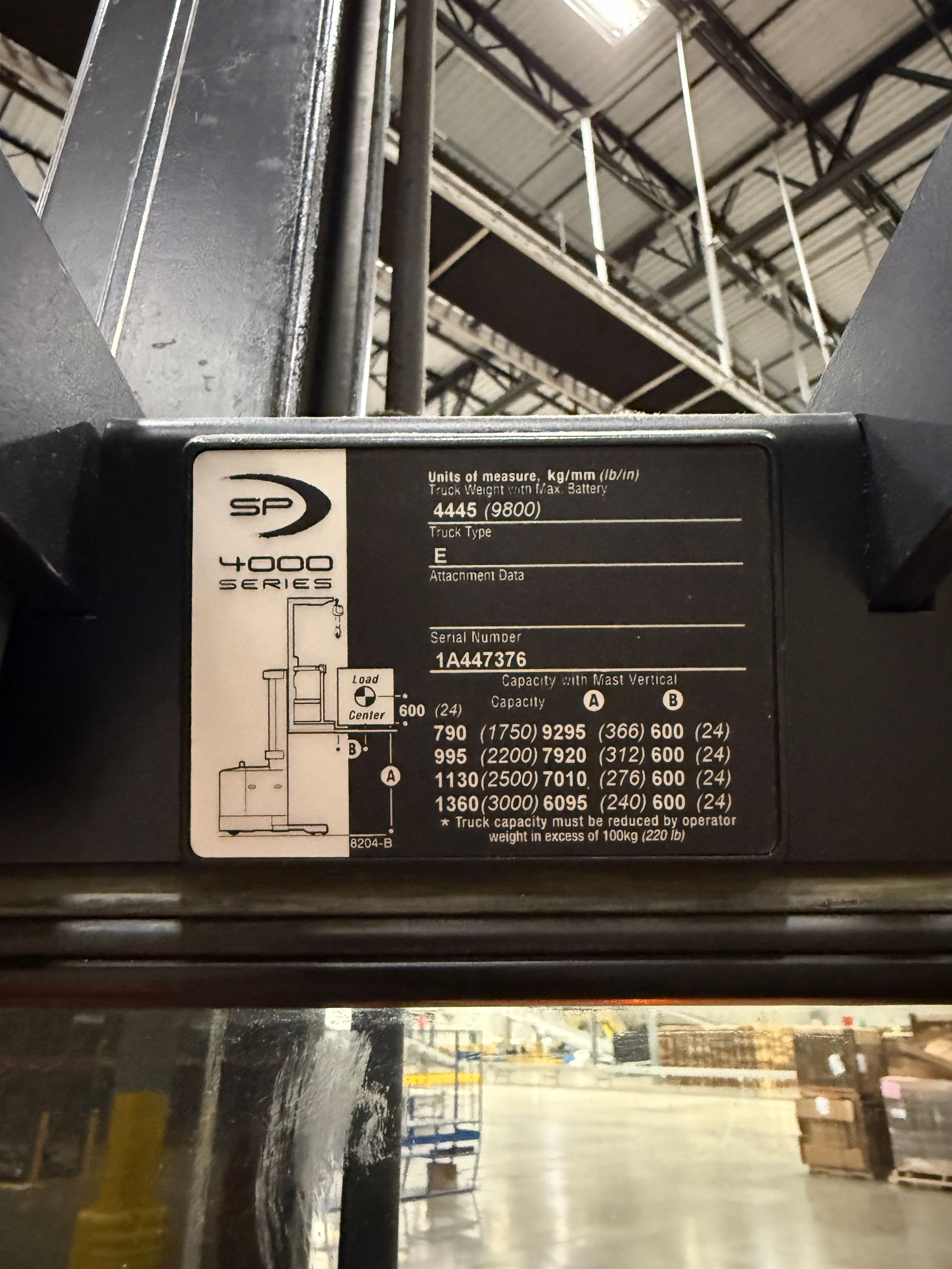 Crown Order Picker - SP-4000 - Document 8