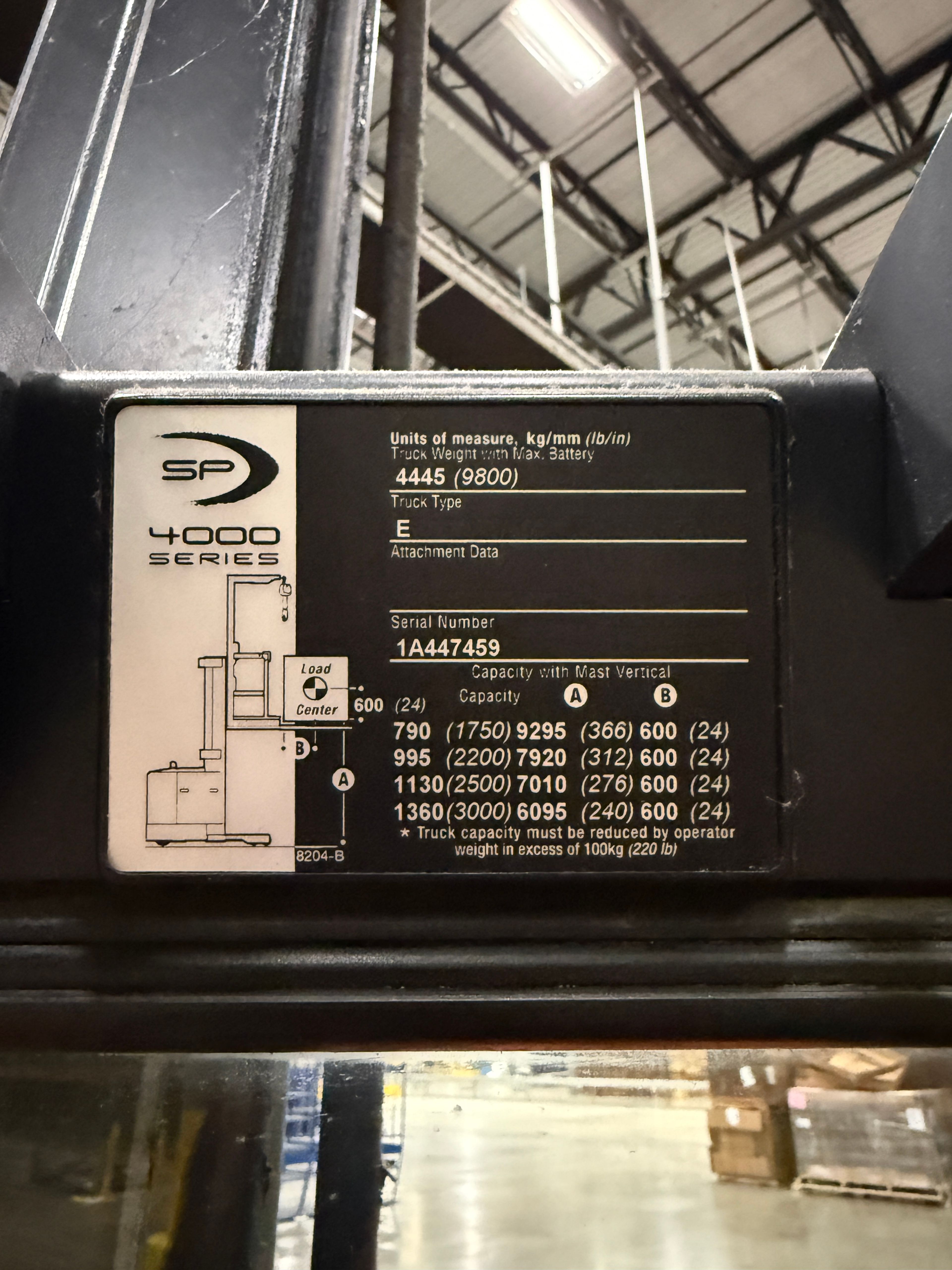 Crown Order Picker - SP-4000 - Document 8