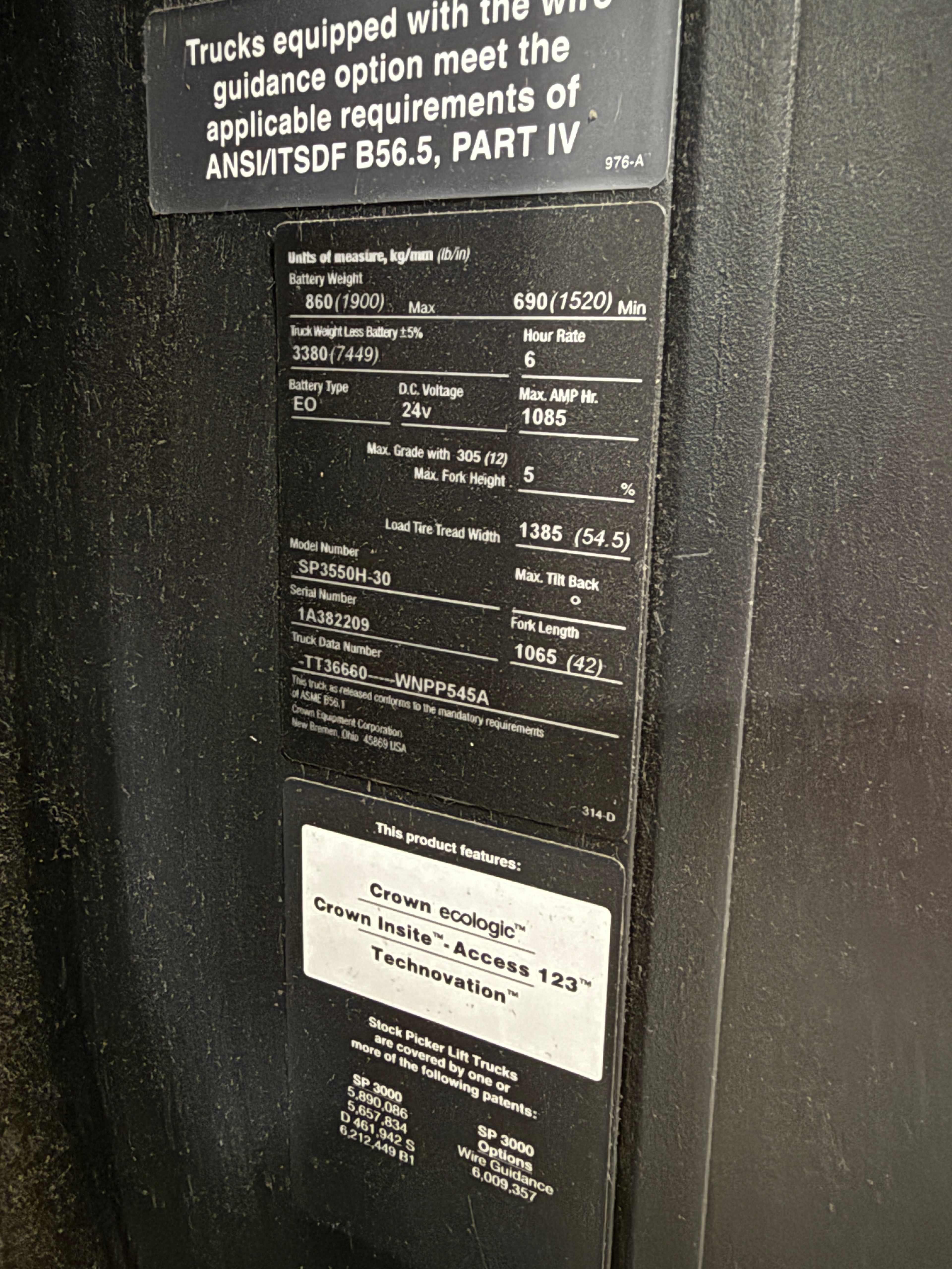 Crown Order Picker - SP-3500 - Document 7