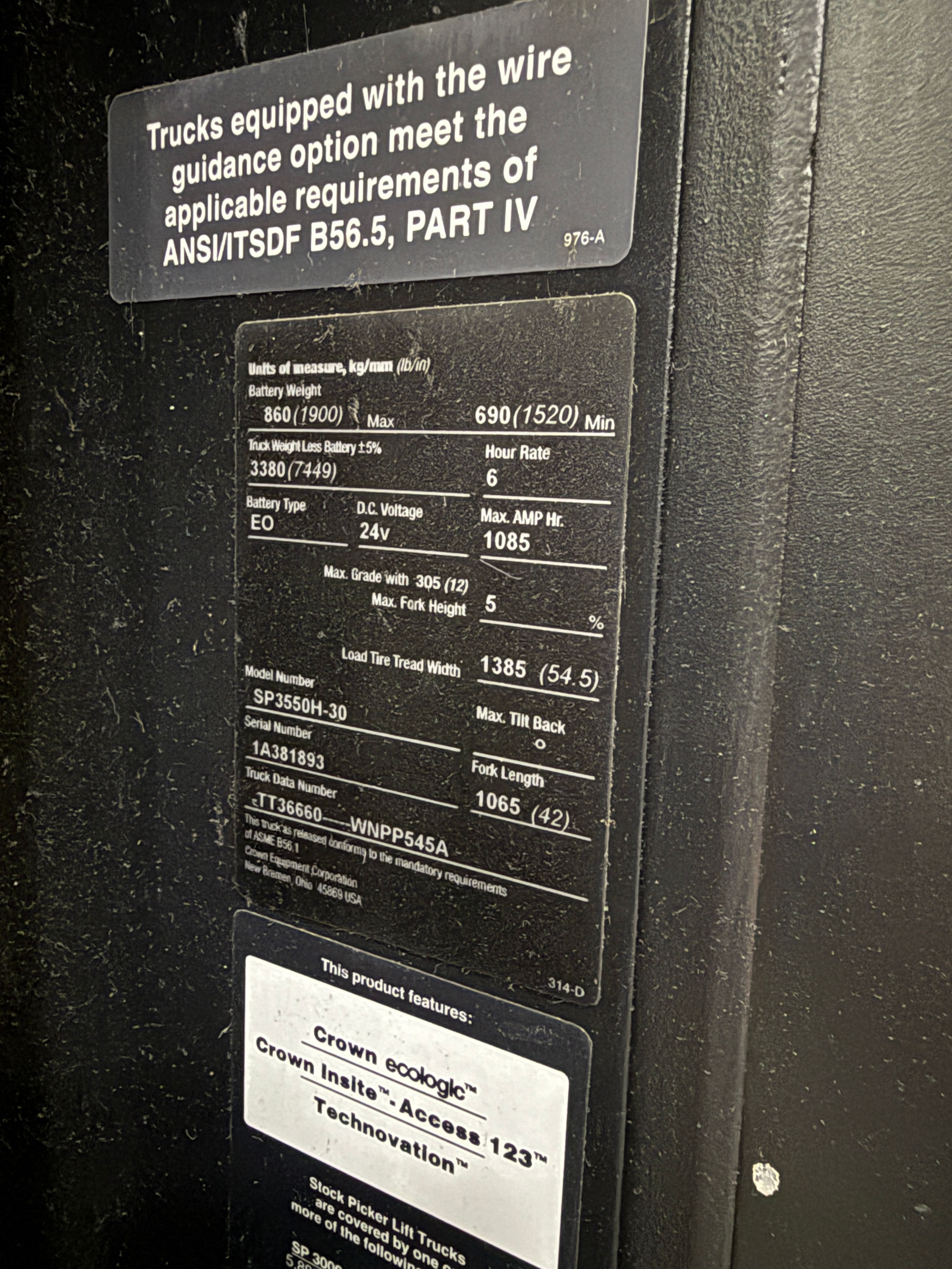 Crown Order Picker - SP-3500 - Document 7