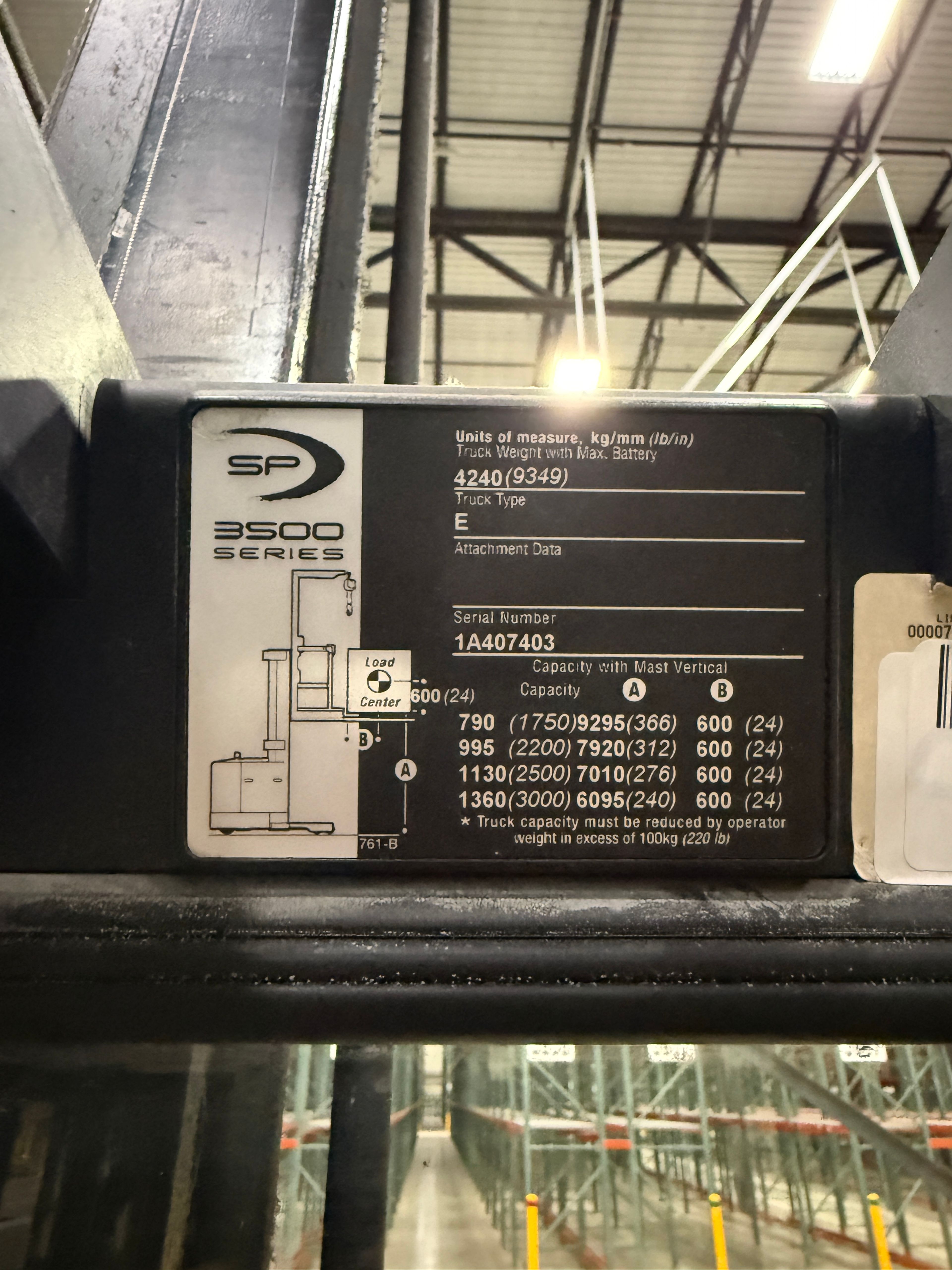 Crown Order Picker - SP-3500 - Document 8