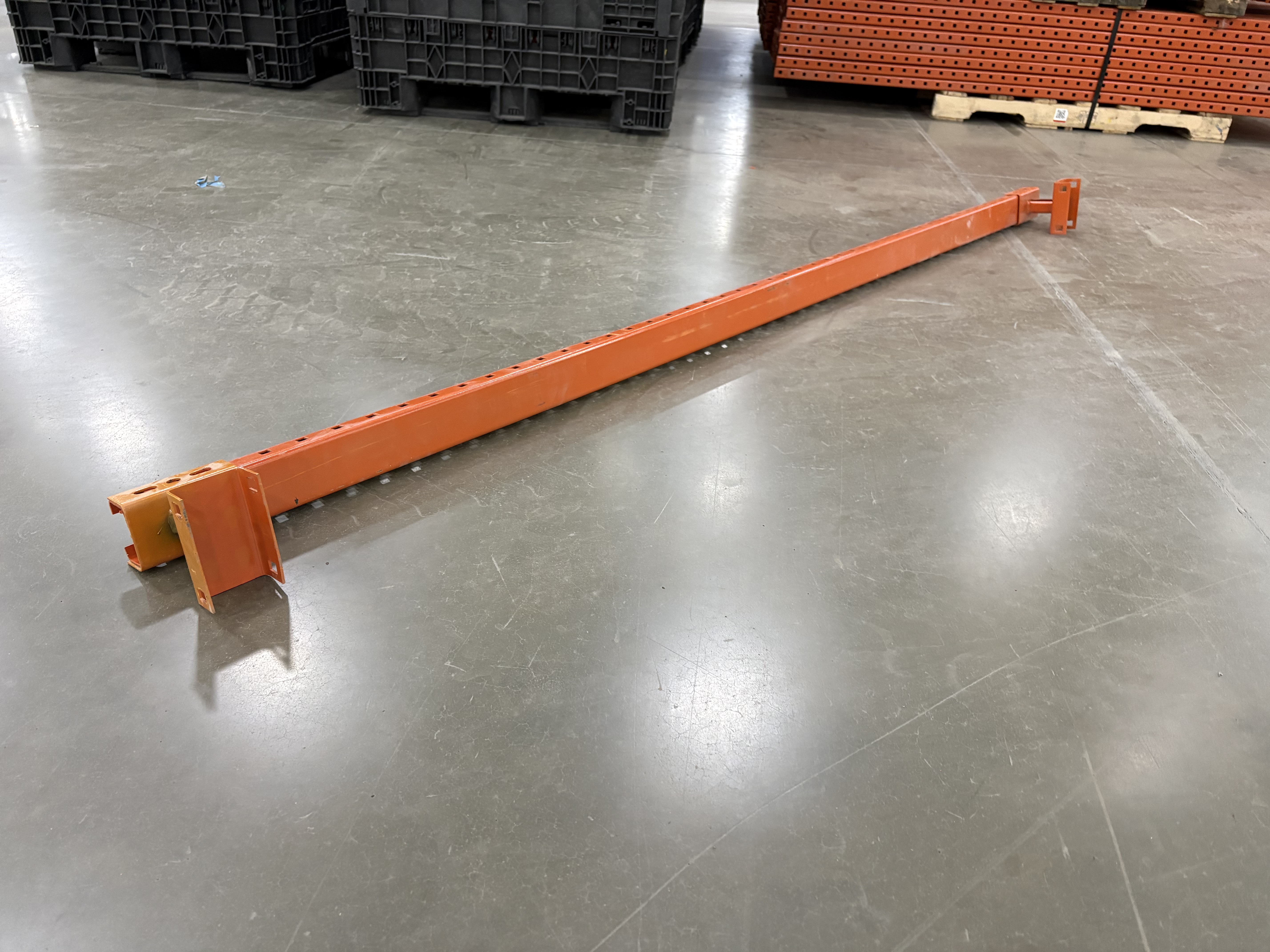 Back Beam - 96" x 2.5" - 3" Channel Bolt-on Clip
