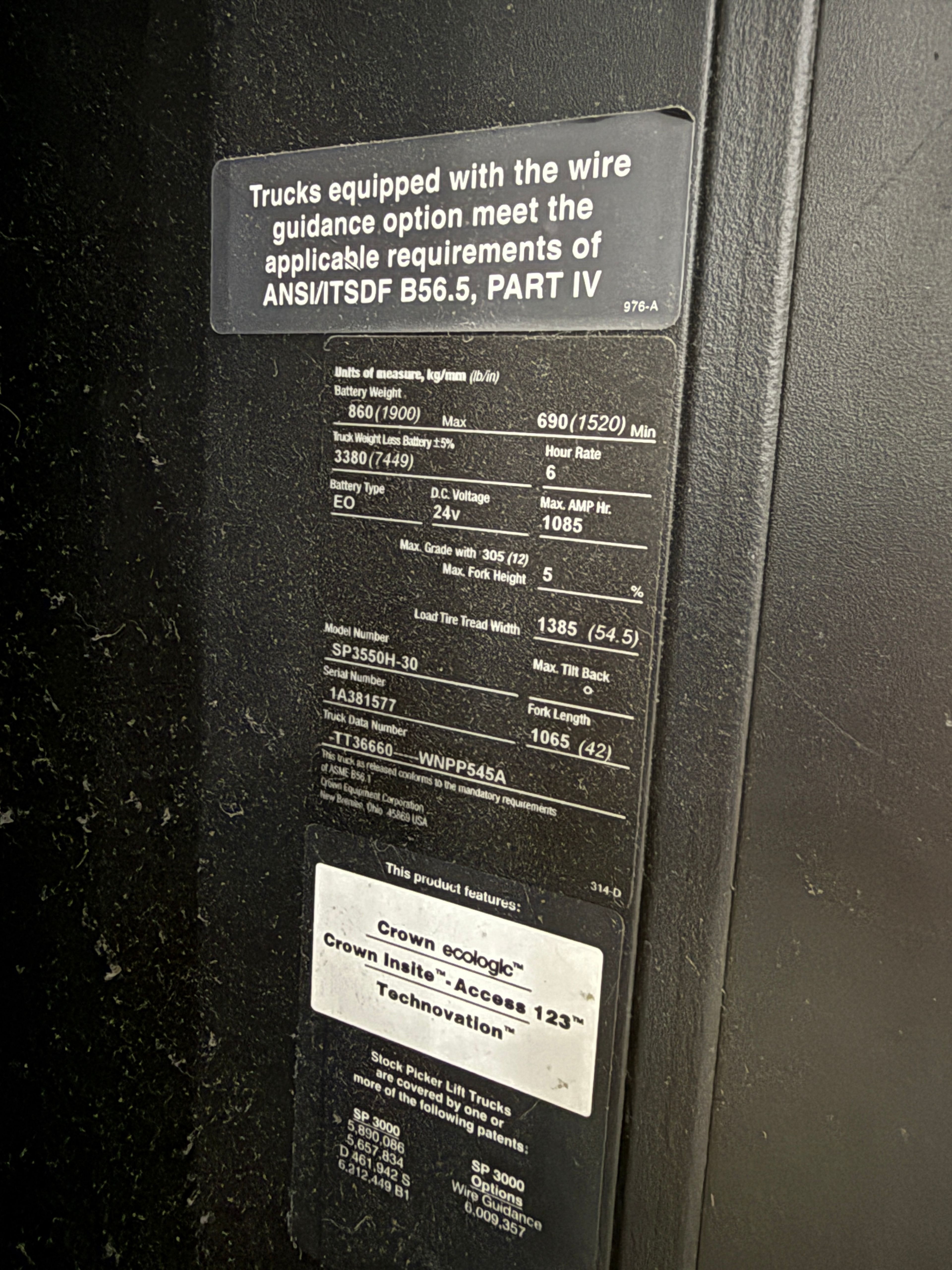 Crown Order Picker - SP-3500 - Document 7