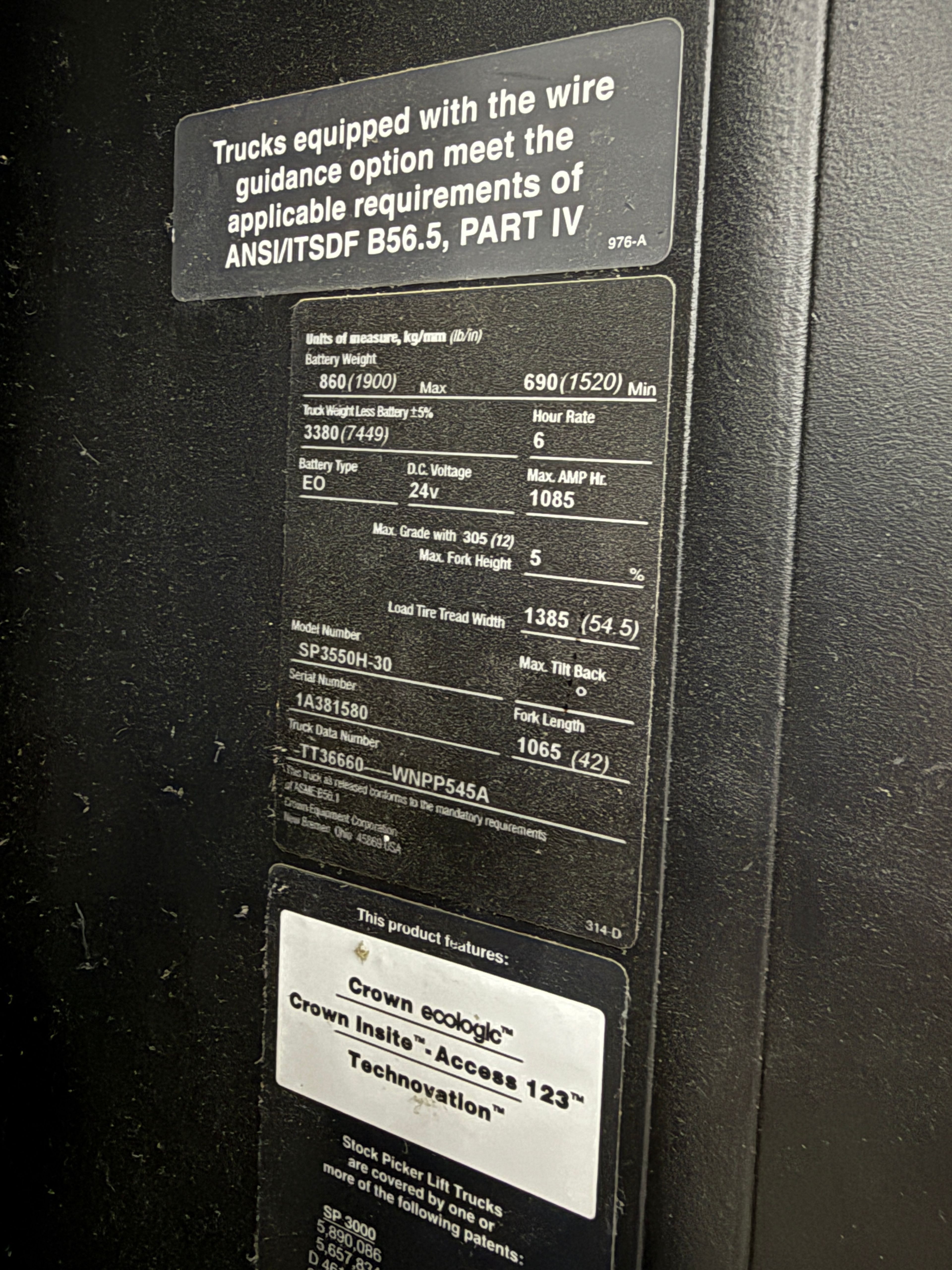 Crown Order Picker - SP-3500 - Document 7