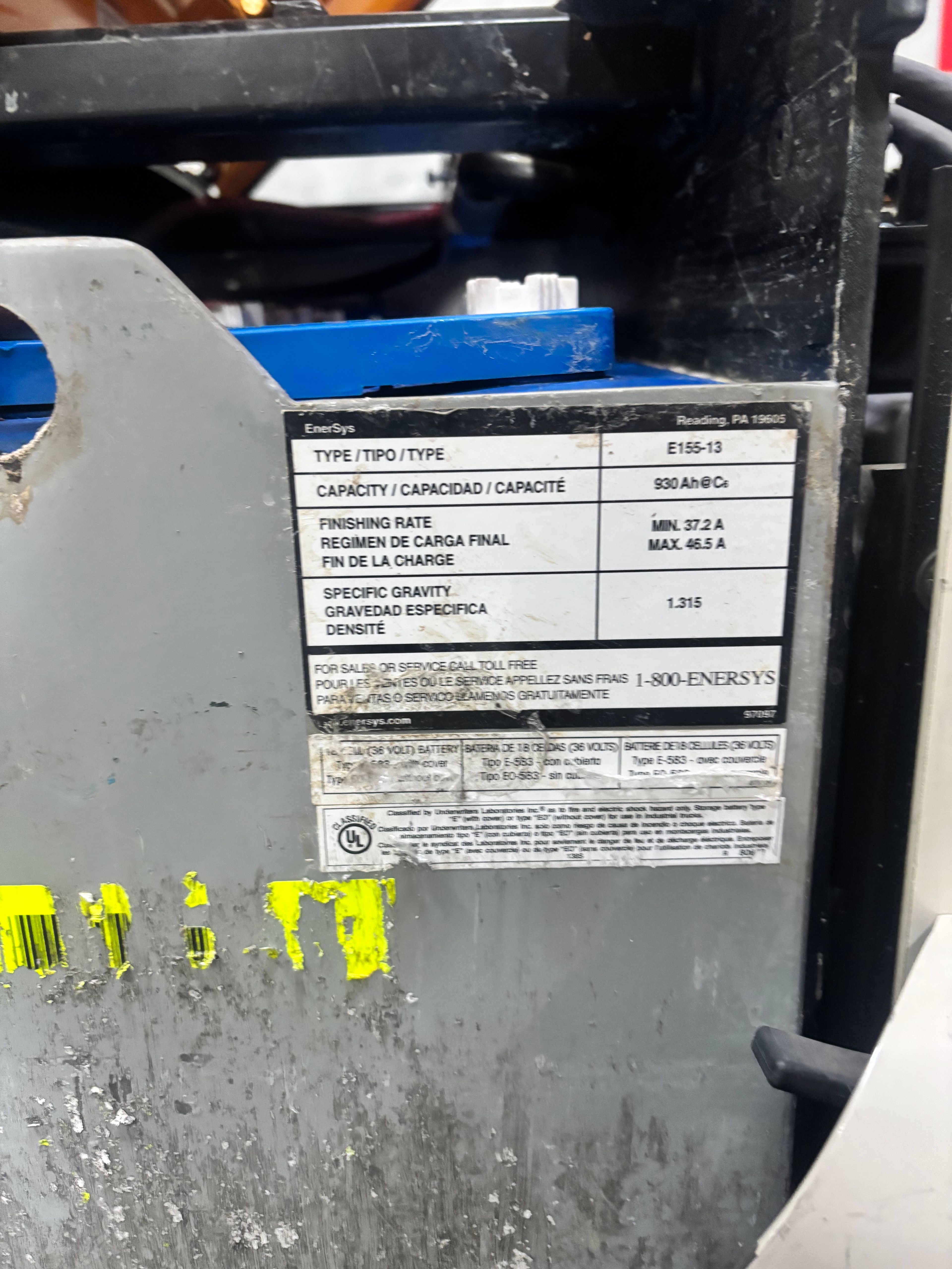 36 Volt Battery - Enersys - Document 3