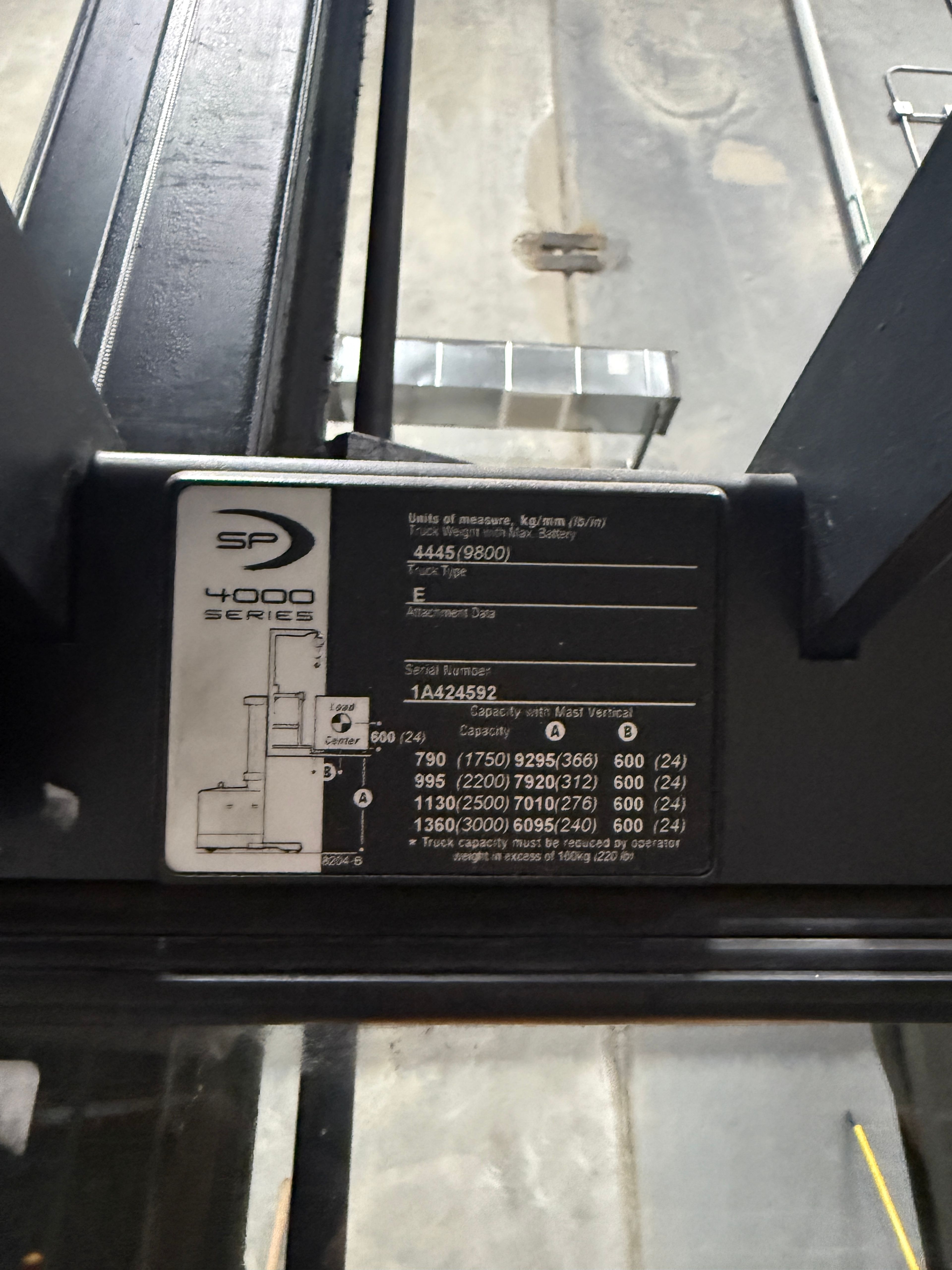 Crown Order Picker - SP-4000 - Travel Disabled - Maitenance - Document 8
