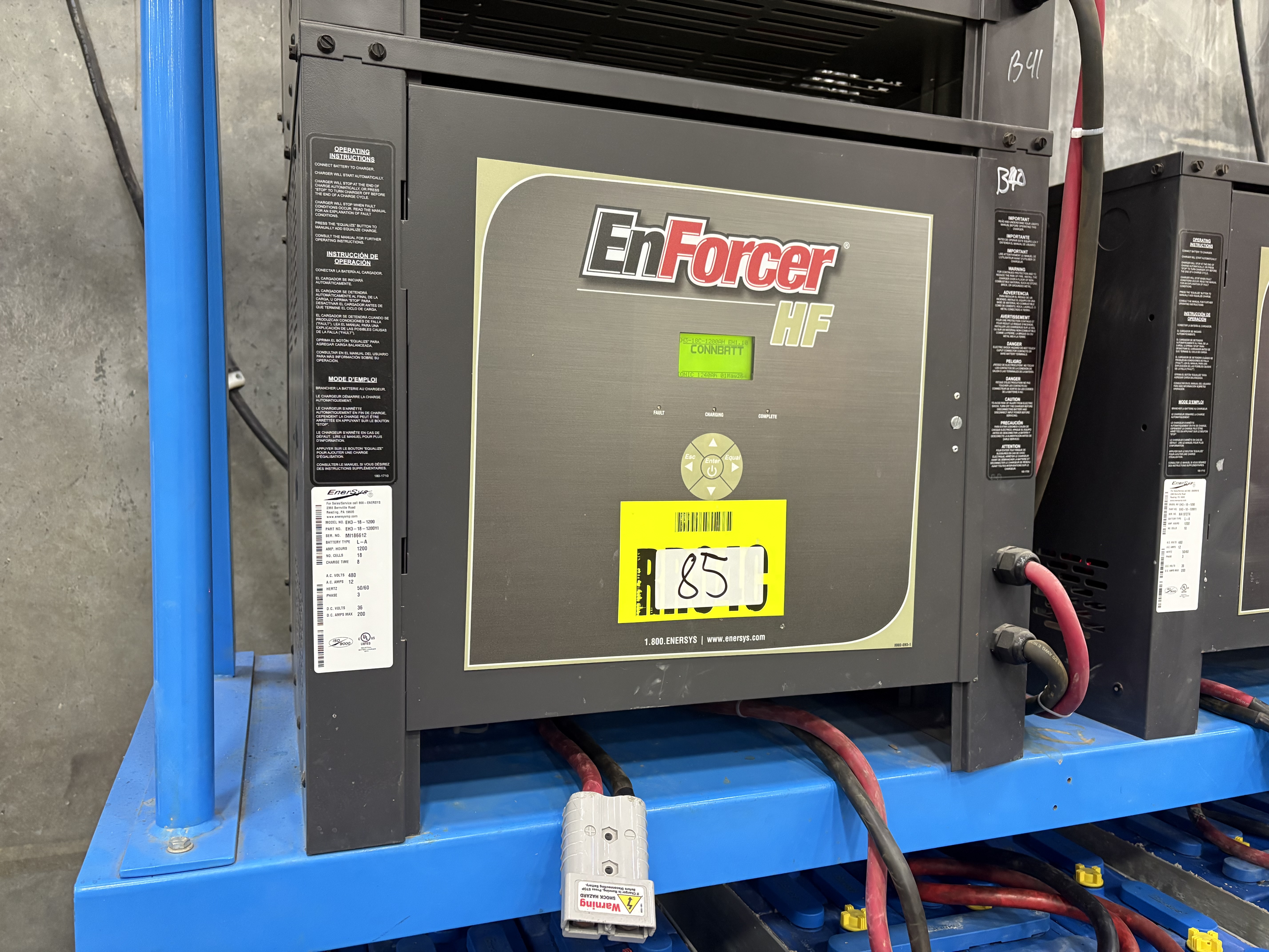 Enersys Enforcer HF- 36V Battery Charger