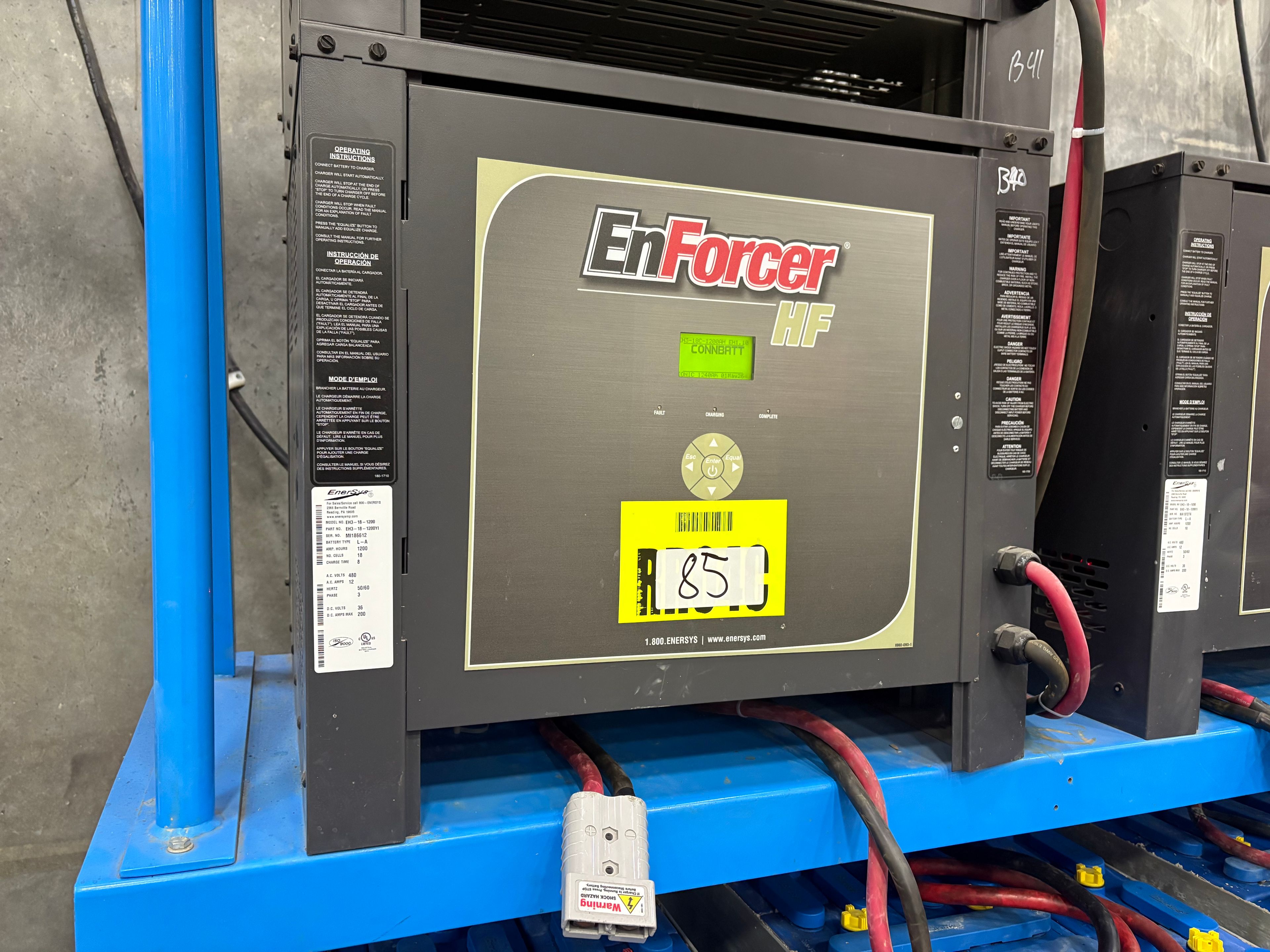 Enersys Enforcer HF- 36V Battery Charger