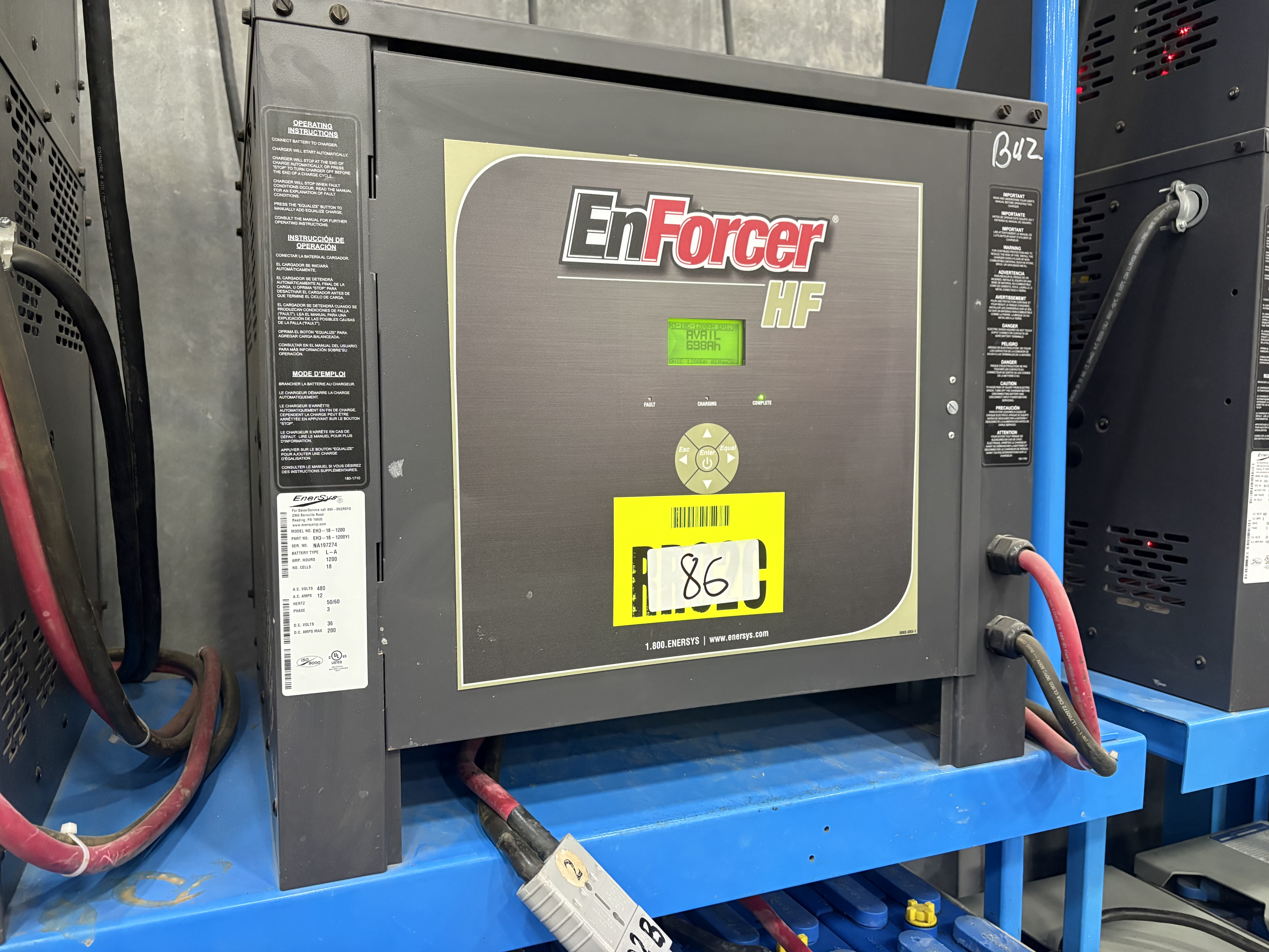 Enersys Enforcer HF- 36V Battery Charger