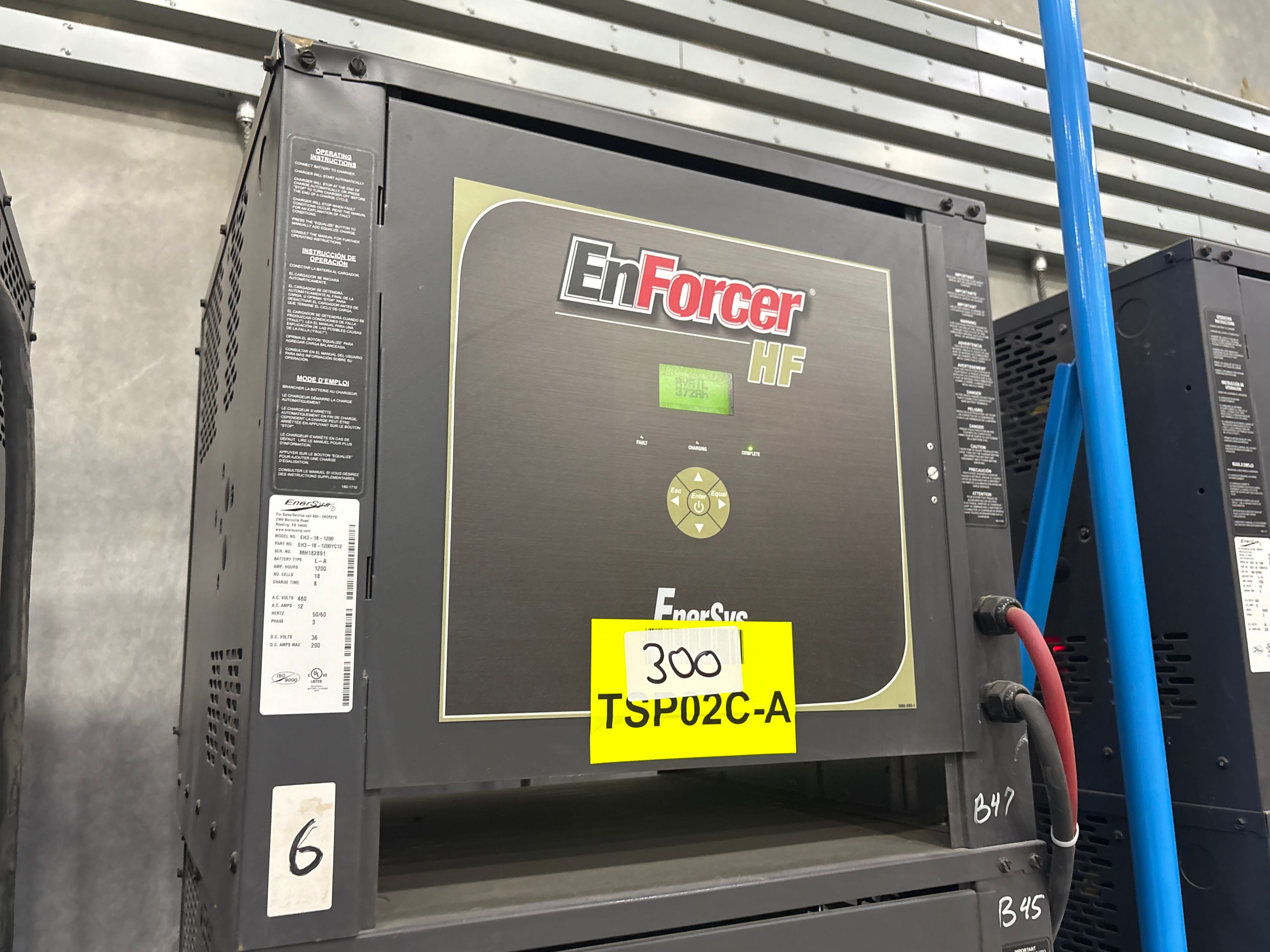 Enersys Enforcer HF- 36V Battery Charger