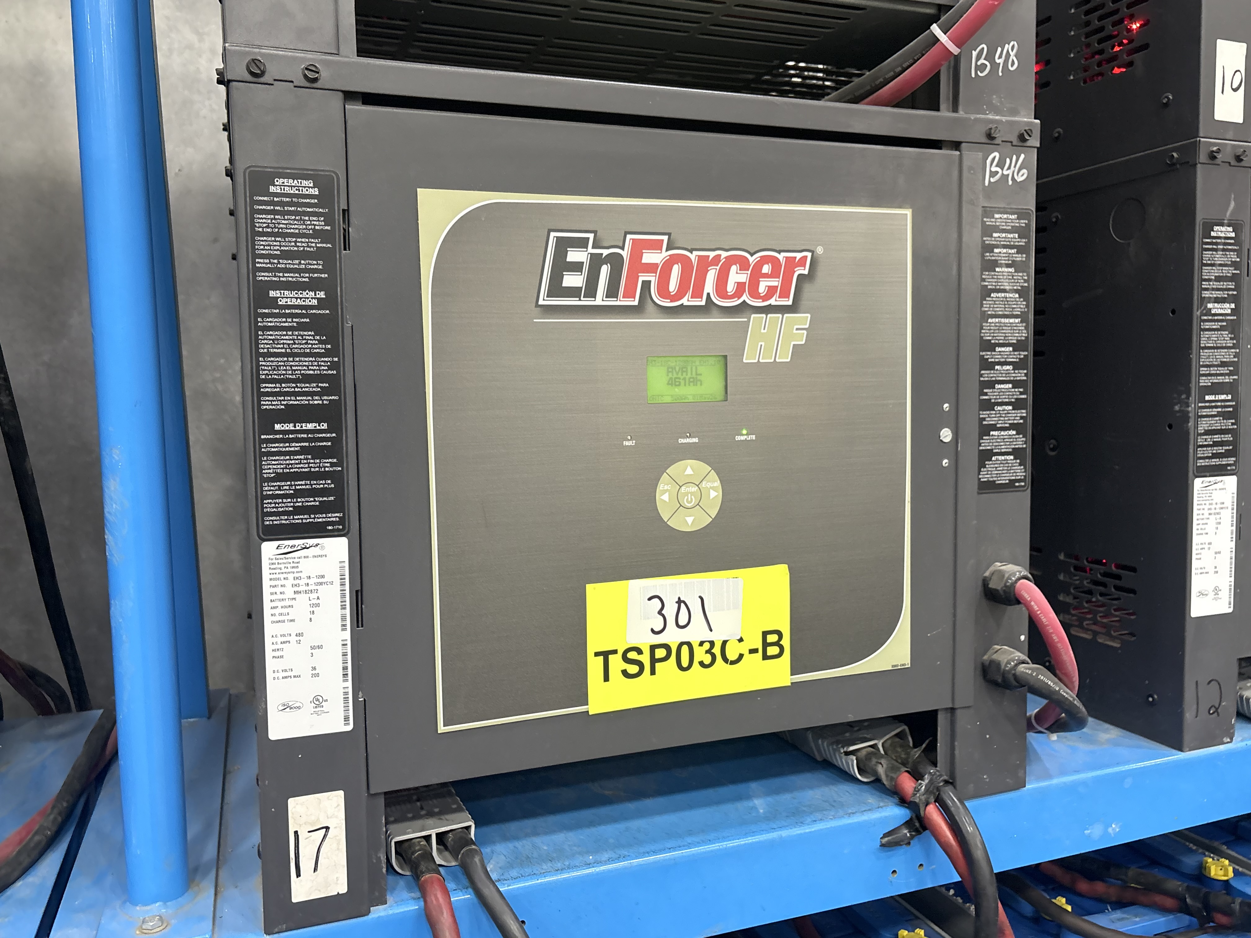 Enersys Enforcer HF- 36V Battery Charger
