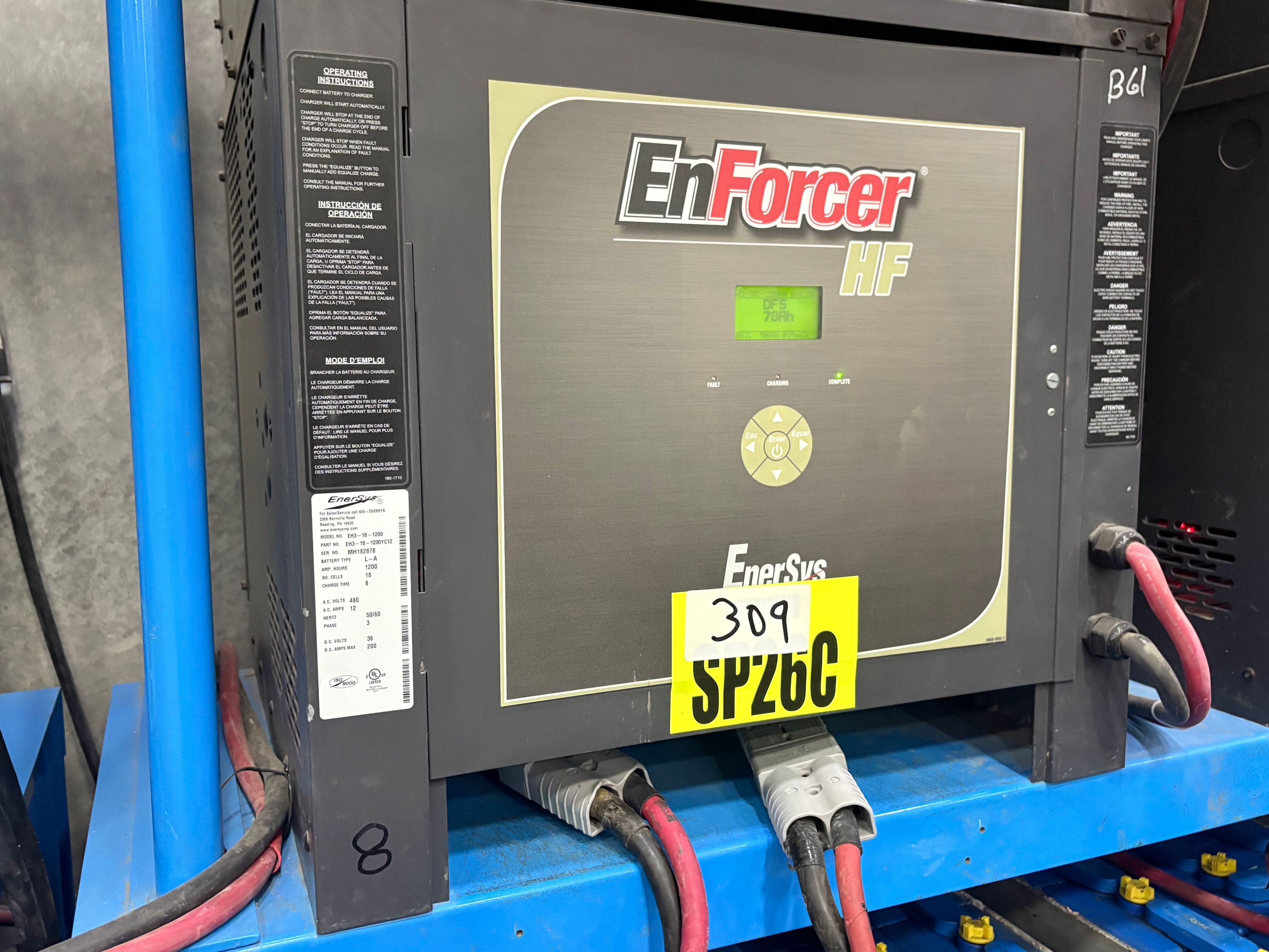 Enersys Enforcer HF- 36V Battery Charger