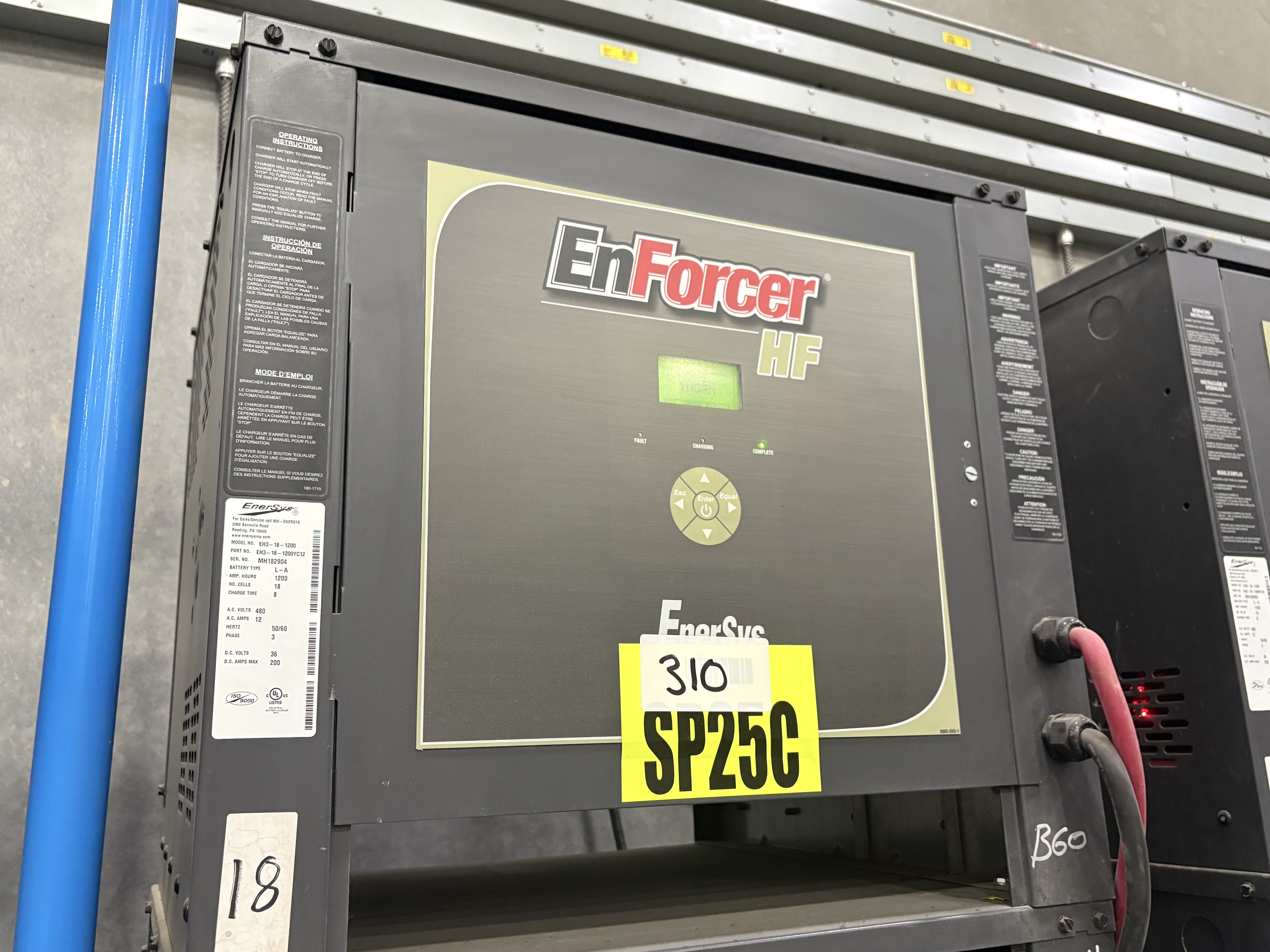 Enersys Enforcer HF- 36V Battery Charger