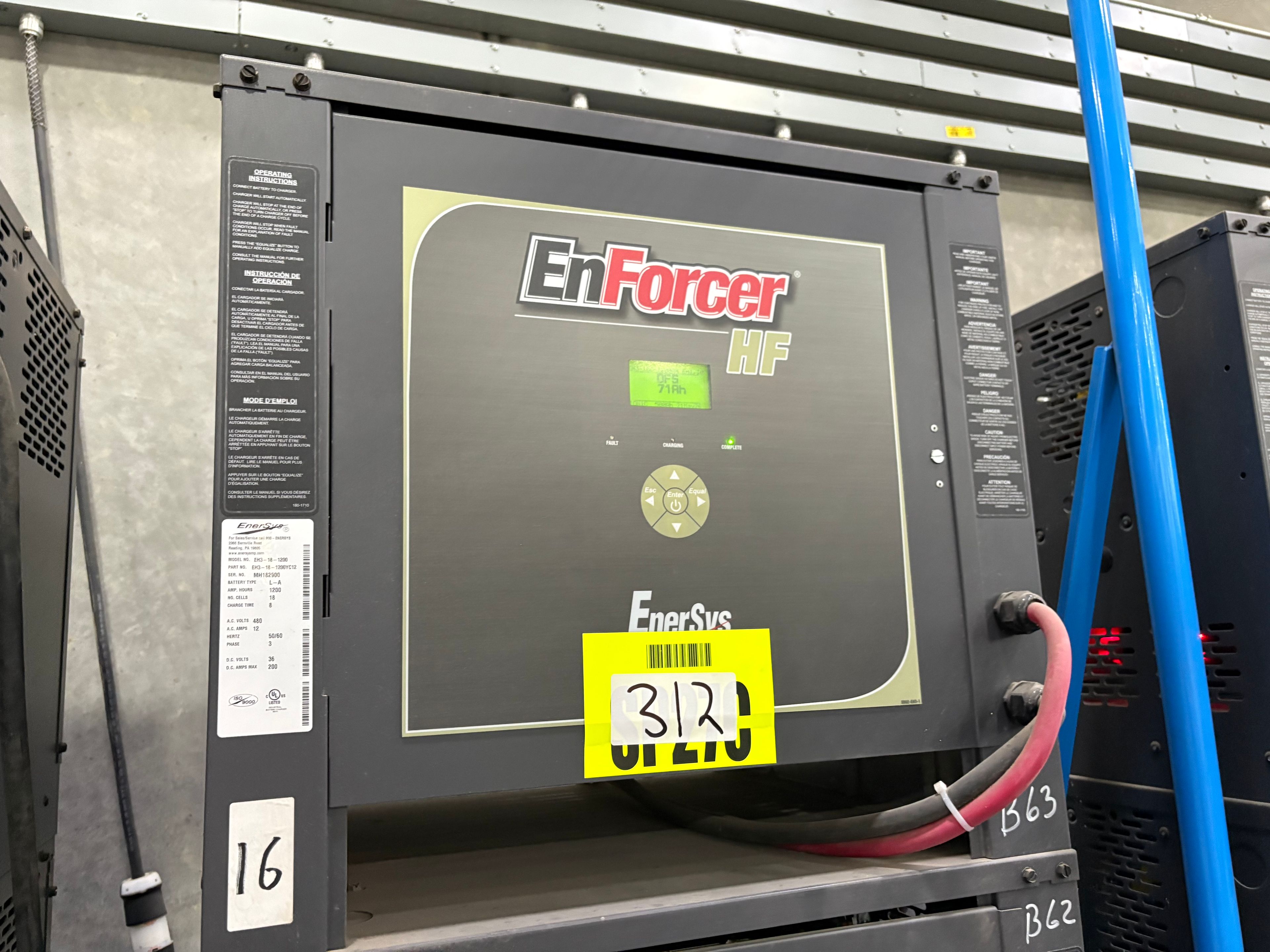 Enersys Enforcer HF- 36V Battery Charger - Document 5
