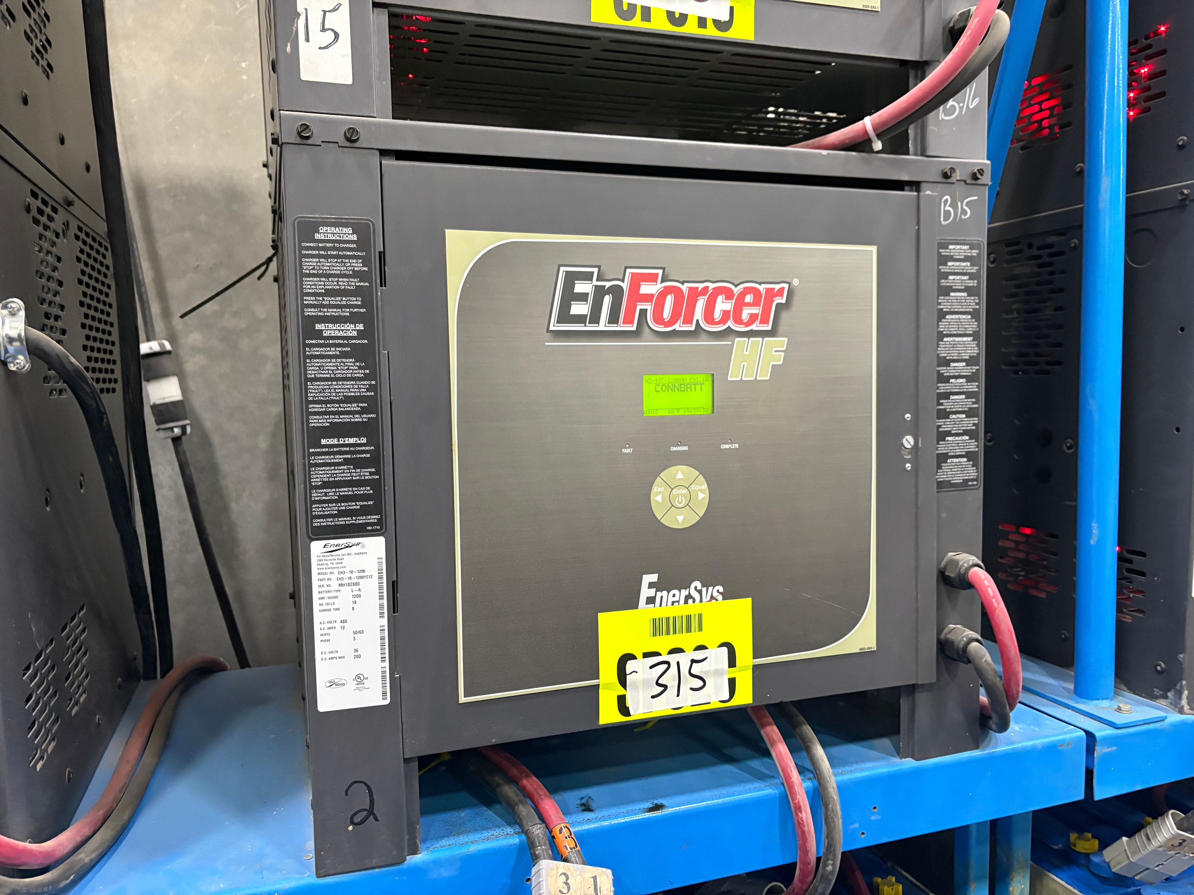 Enersys Enforcer HF- 36V Battery Charger - Document 5
