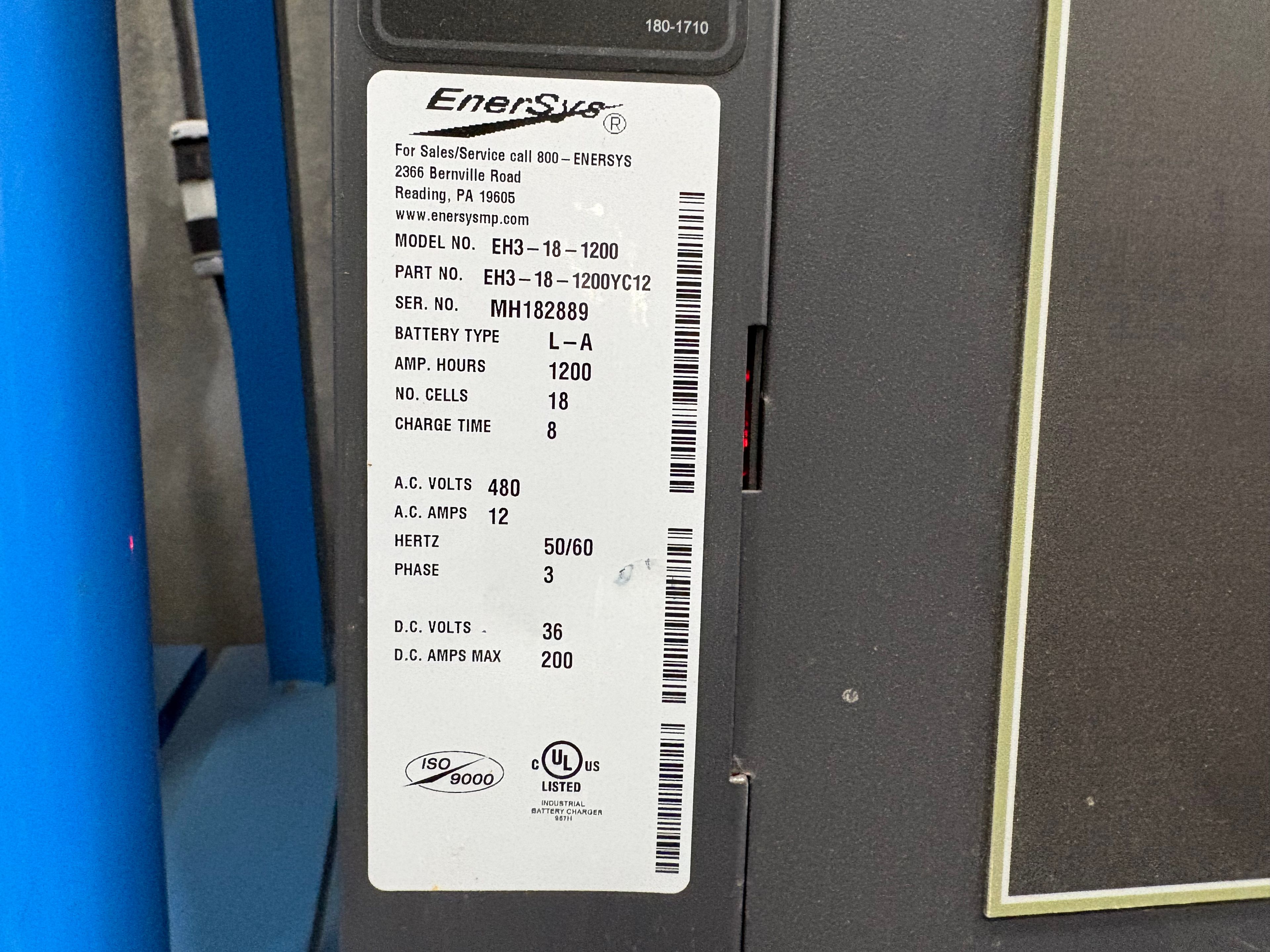 Enersys Enforcer HF- 36V Battery Charger - Document 7