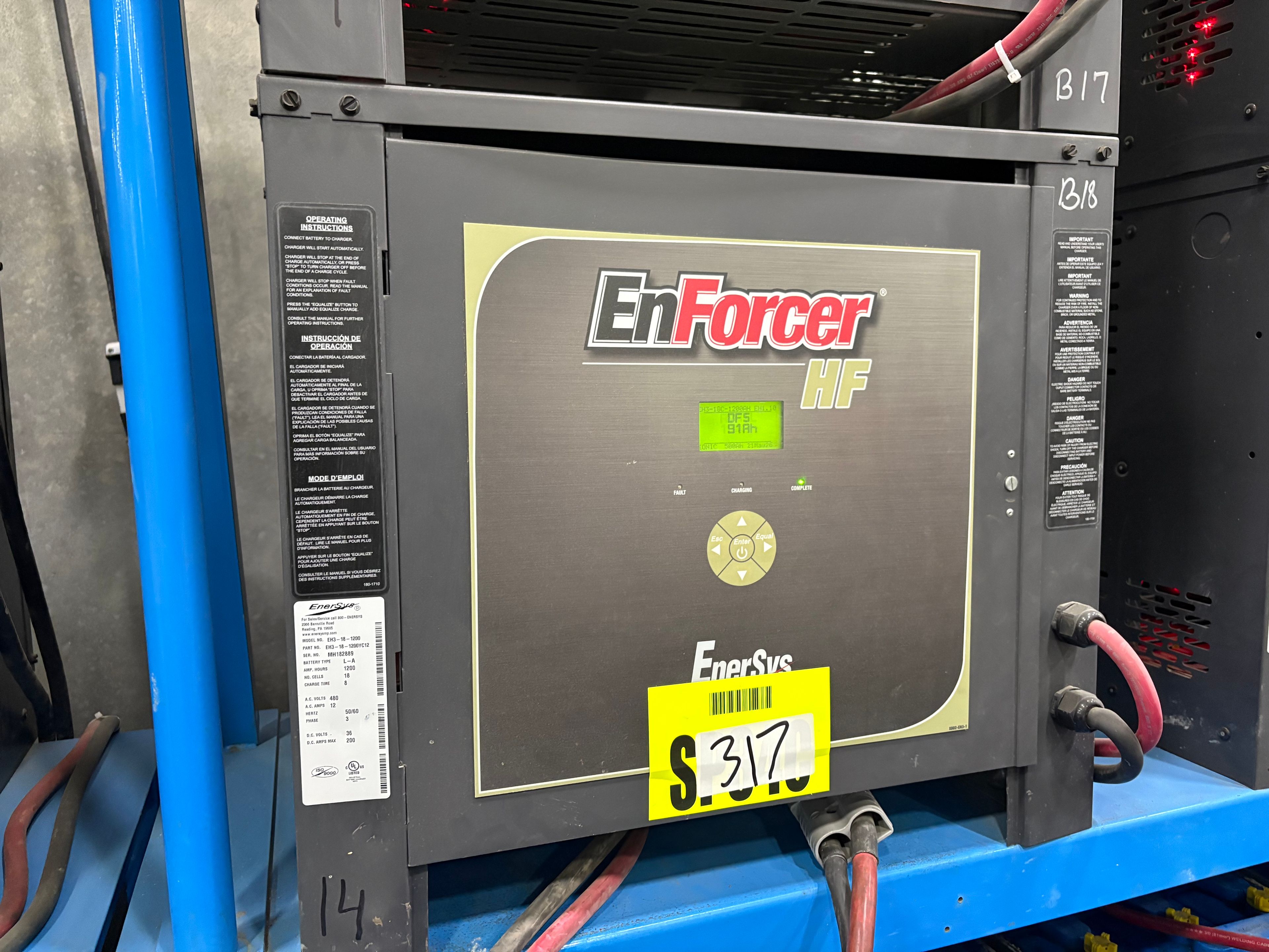 Enersys Enforcer HF- 36V Battery Charger - Document 5