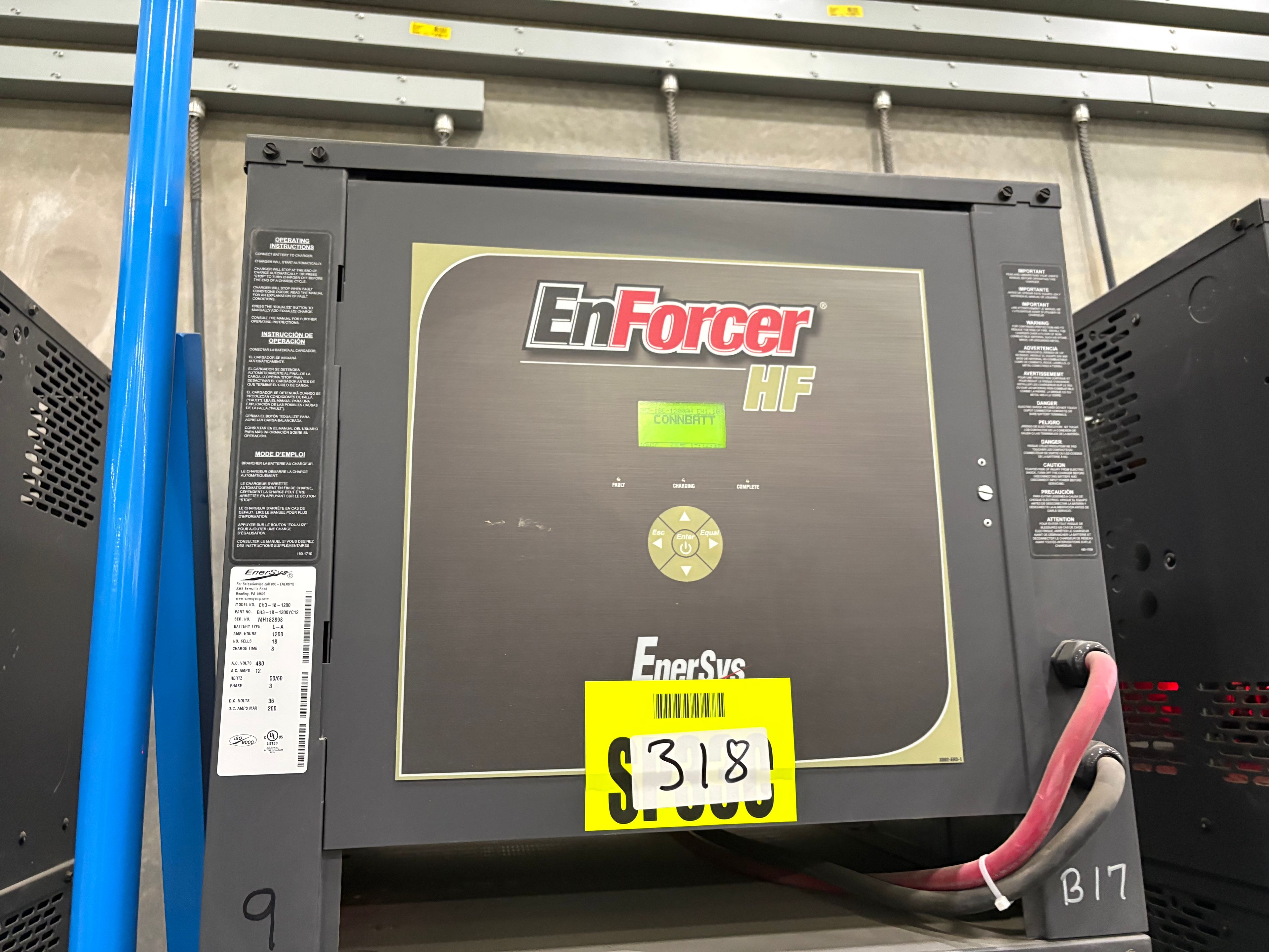 Enersys Enforcer HF- 36V Battery Charger - Document 5