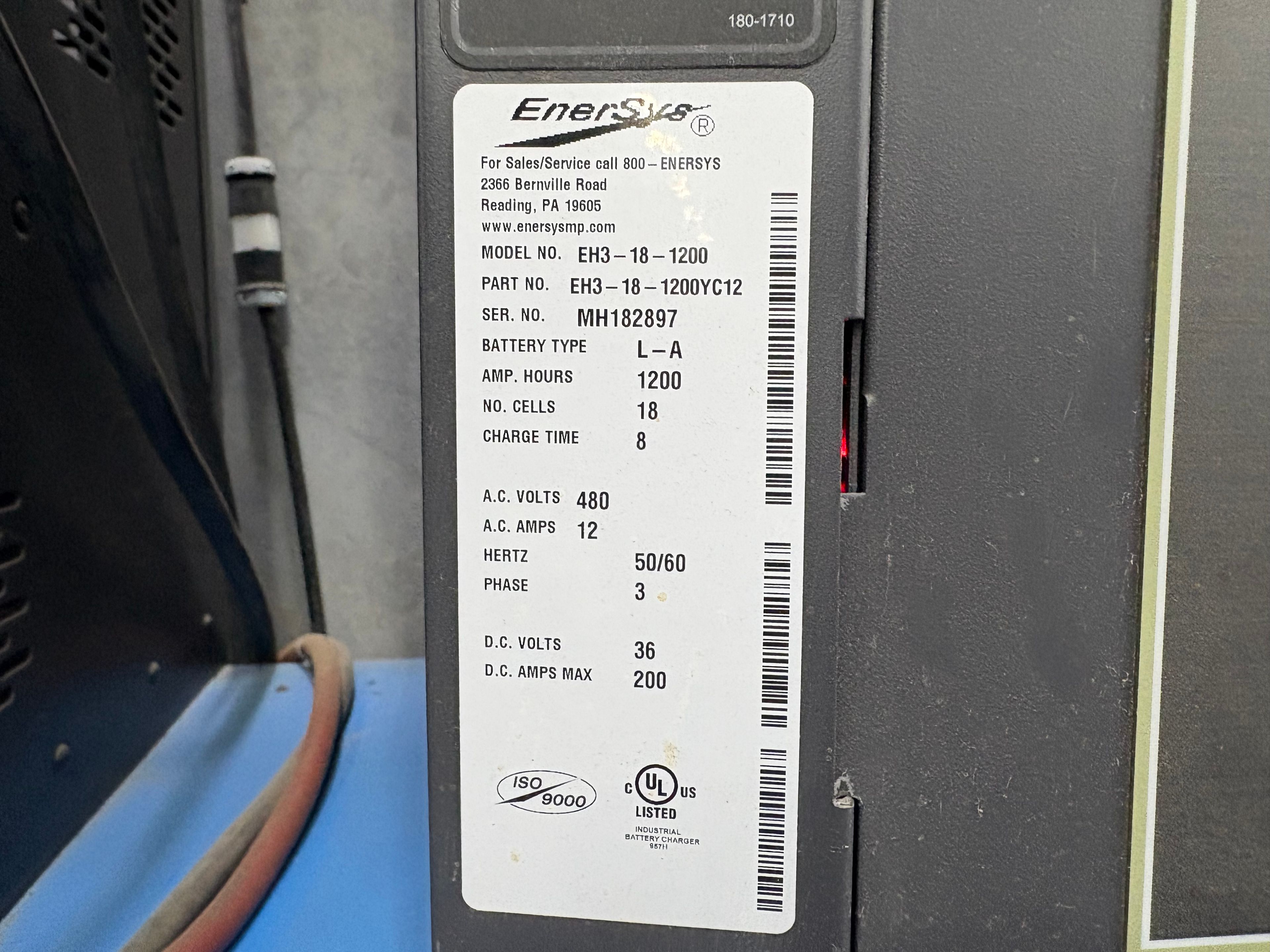 Enersys Enforcer HF- 36V Battery Charger - Document 7