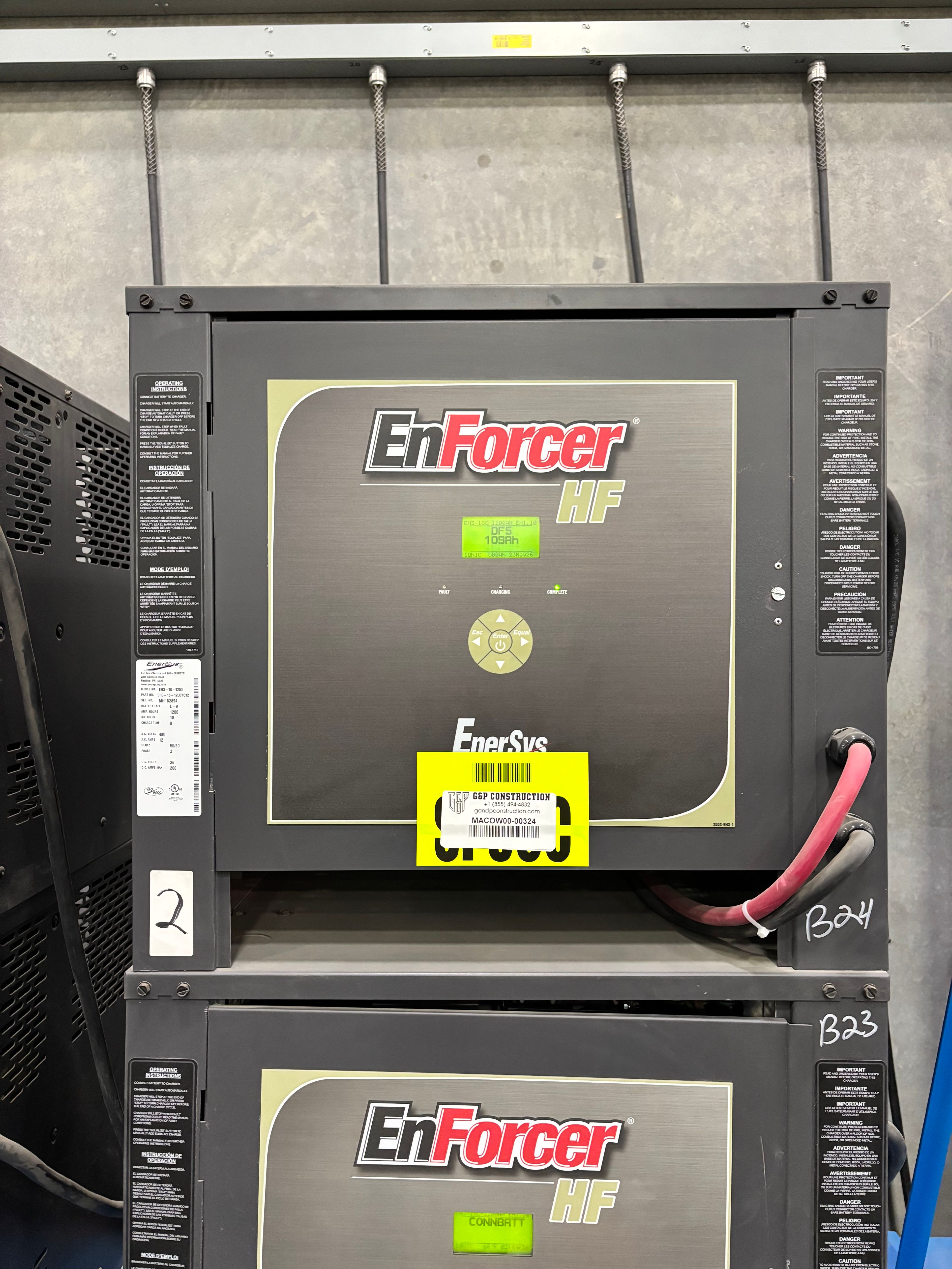 Enersys Enforcer HF- 36V Battery Charger - Document 5