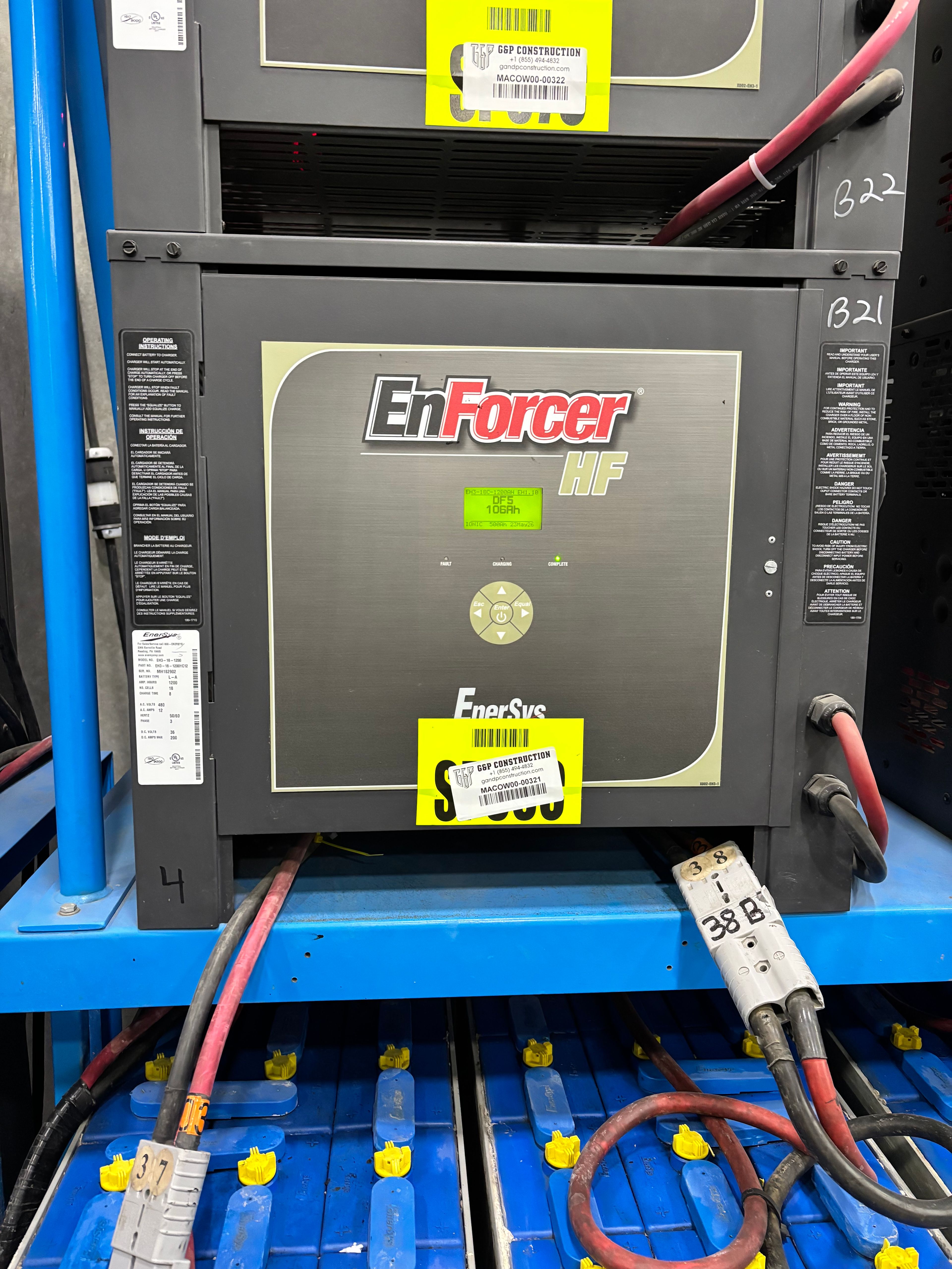Enersys Enforcer HF- 36V Battery Charger - Document 5
