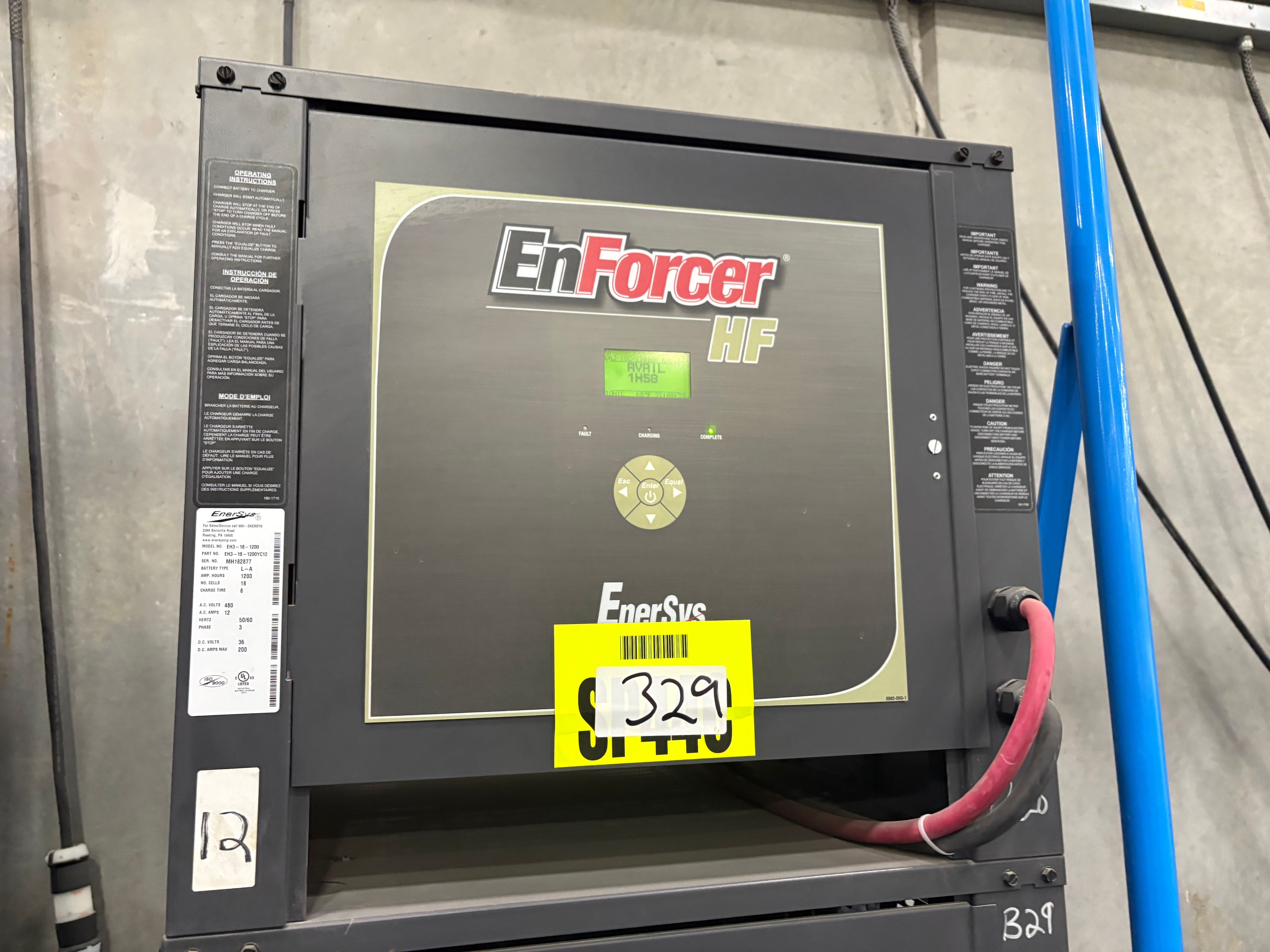 Enersys Enforcer HF- 36V Battery Charger - Document 5