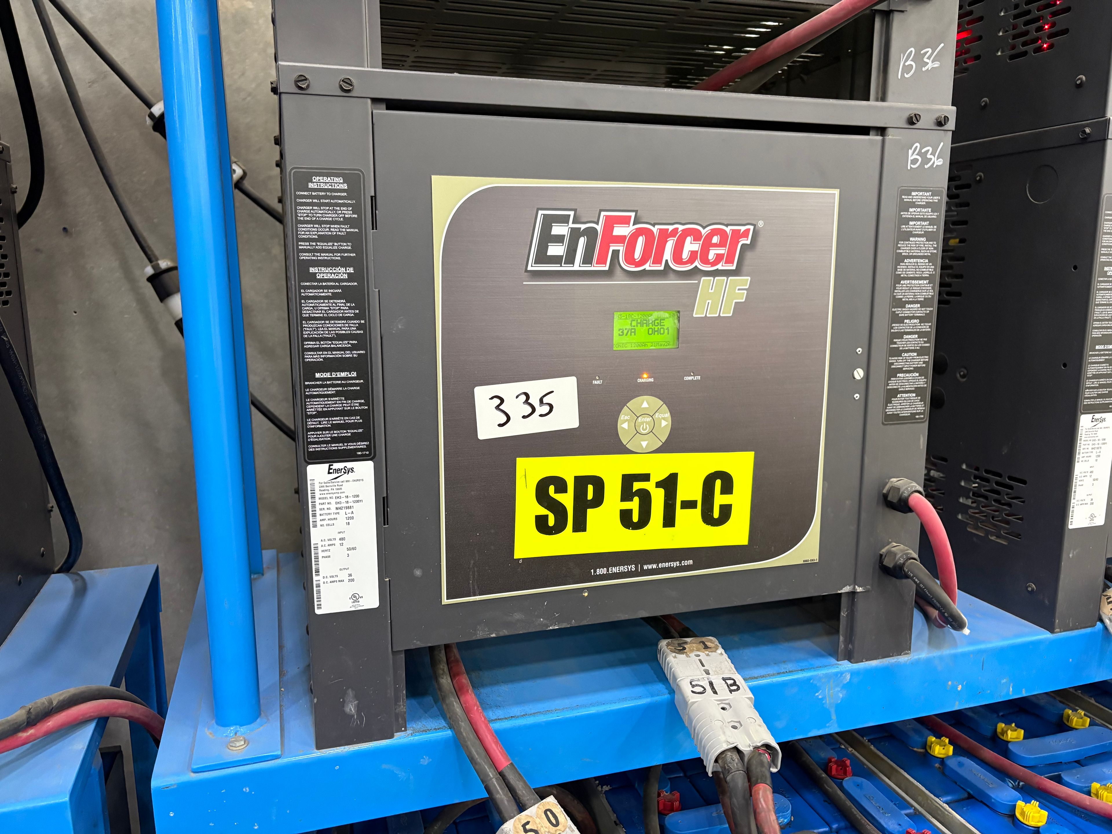 Enersys Enforcer HF- 36V Battery Charger - Document 5