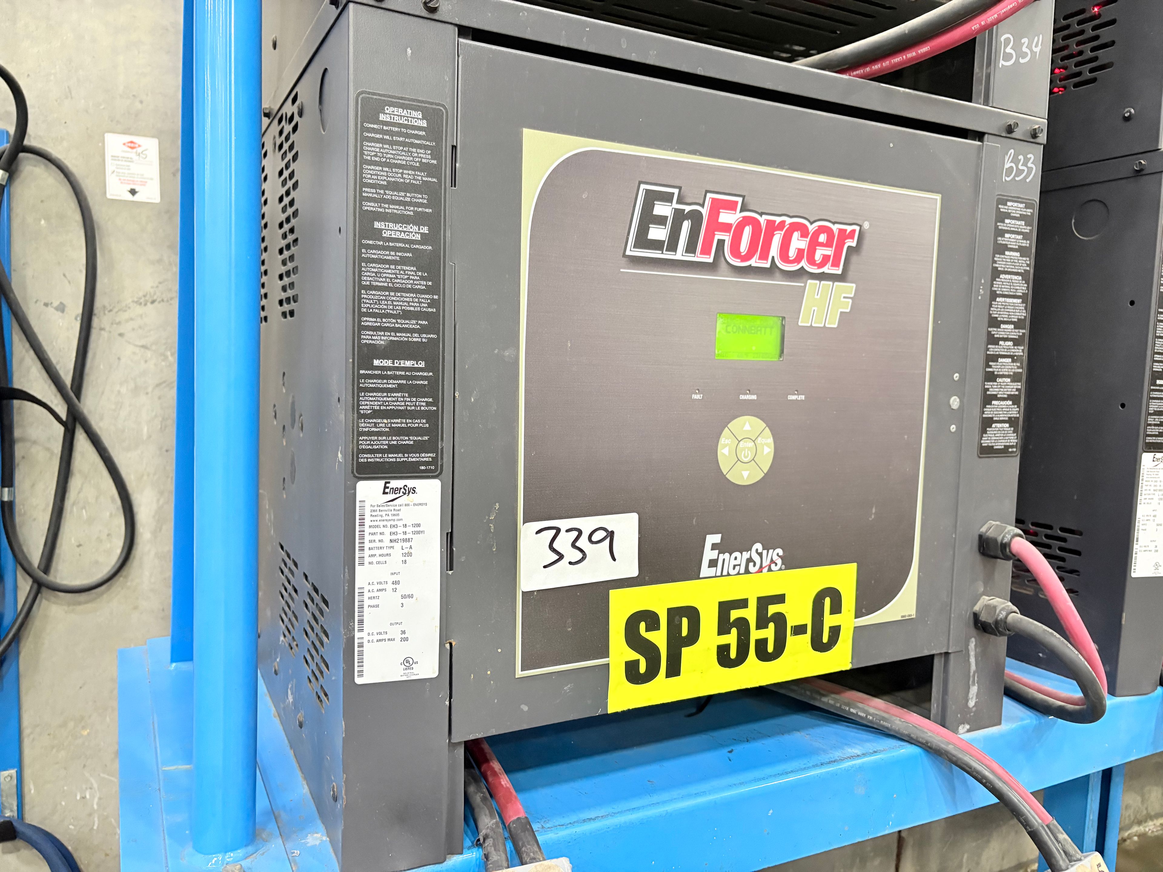 Enersys Enforcer HF- 36V Battery Charger